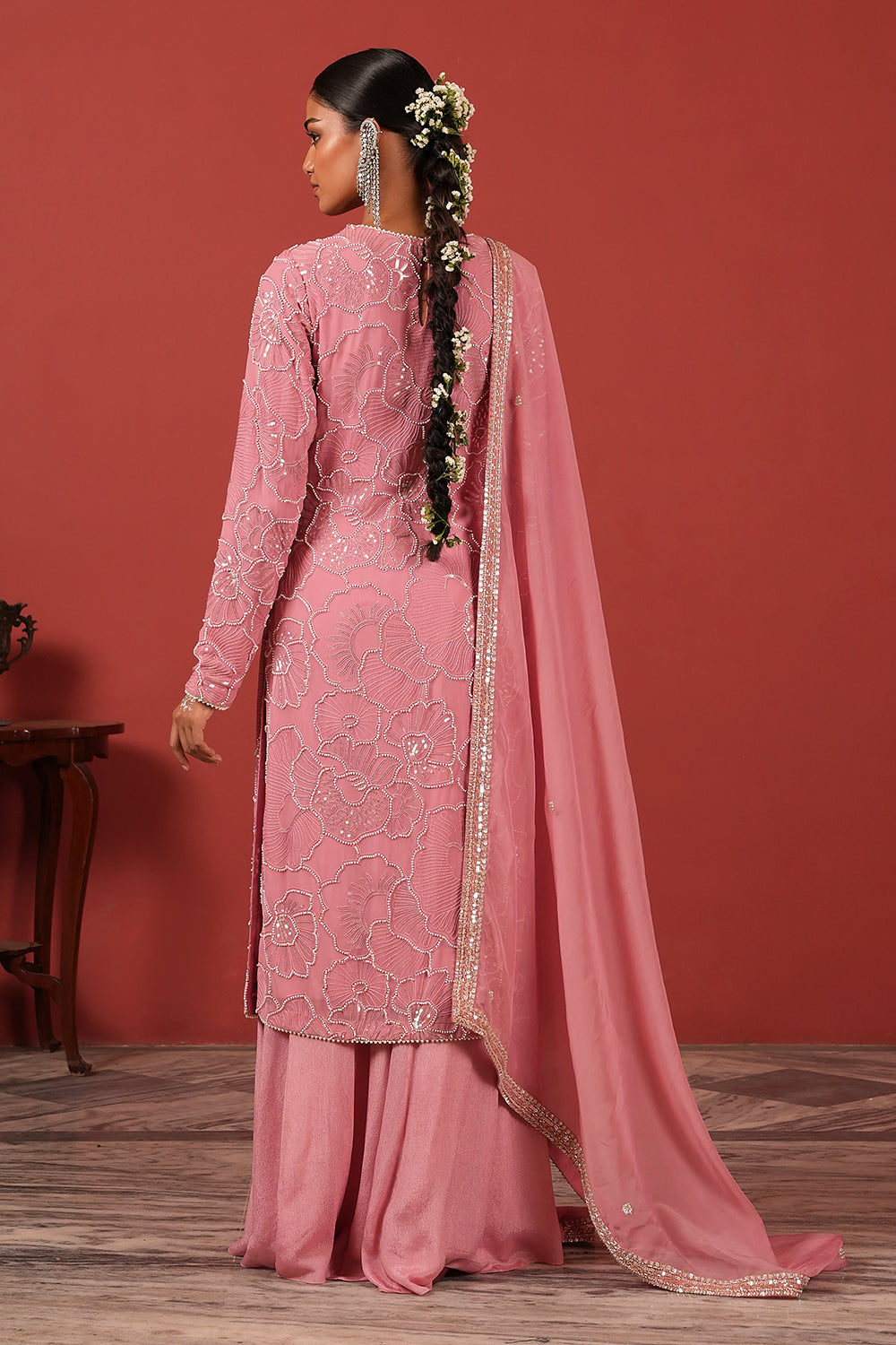 Flawless Sharara Set in Pink