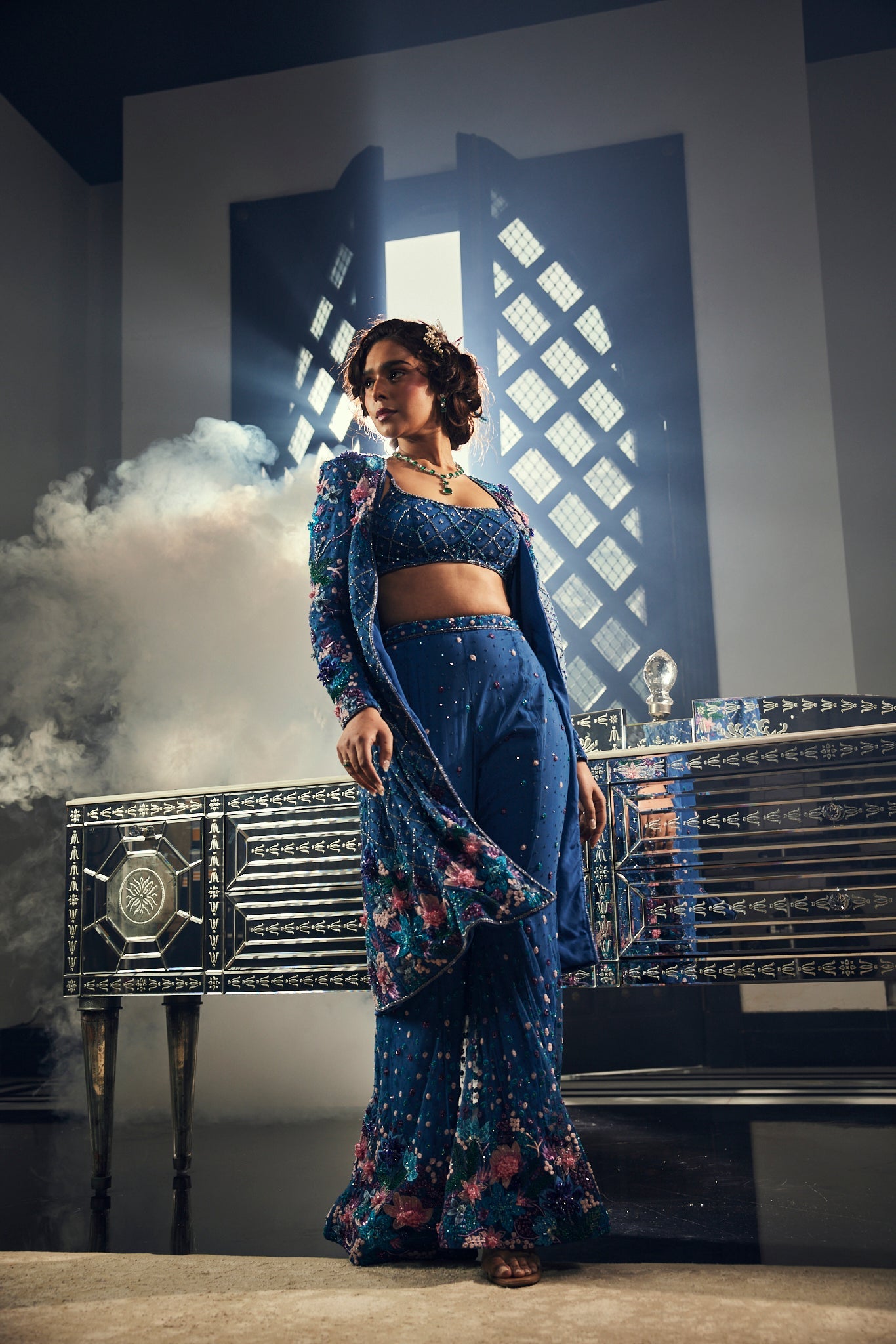 CY Amit GT Fleur de Reve Embroidered Jacket Set Front 2