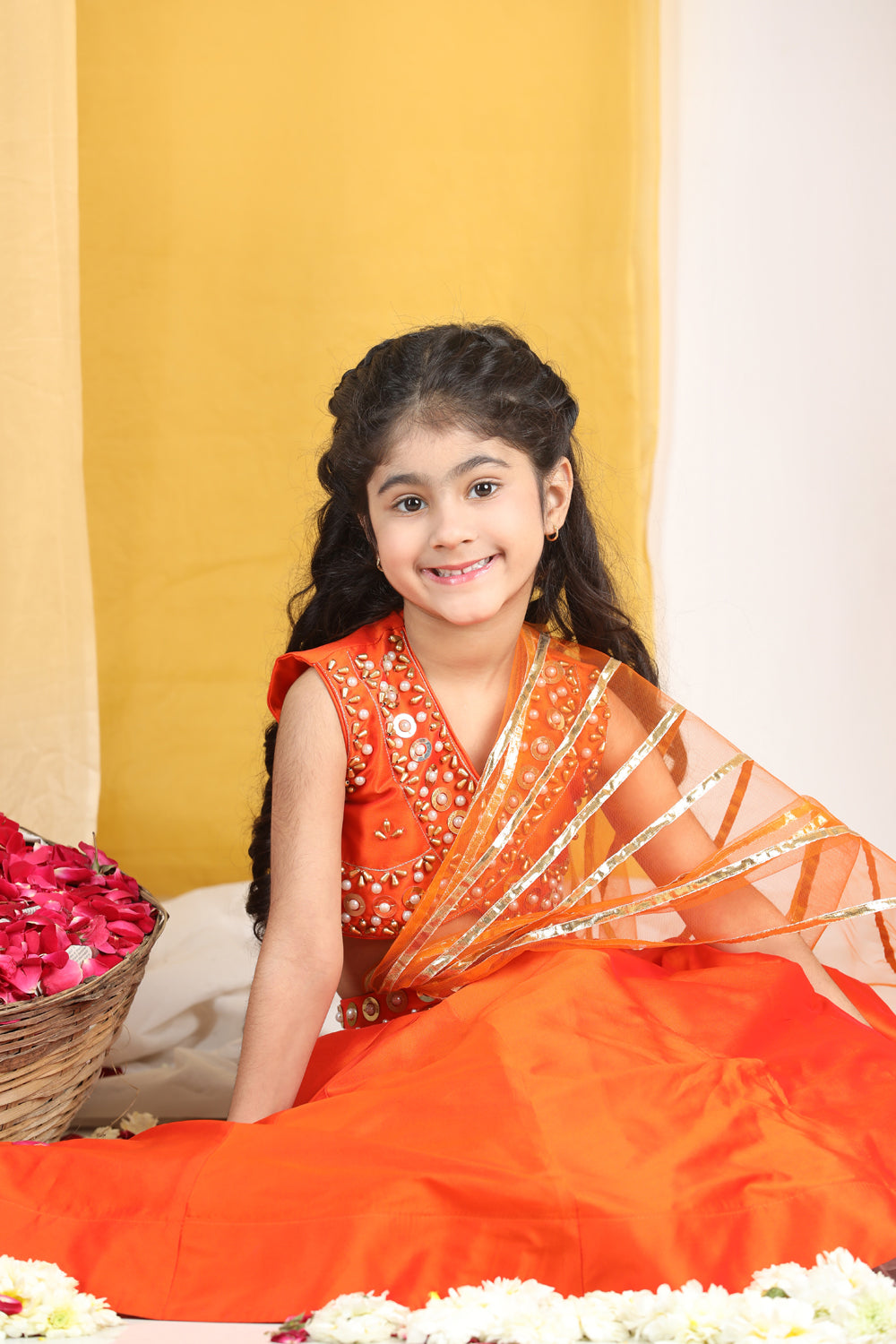 Hand Emboidery Blouse With Attach Duppatta