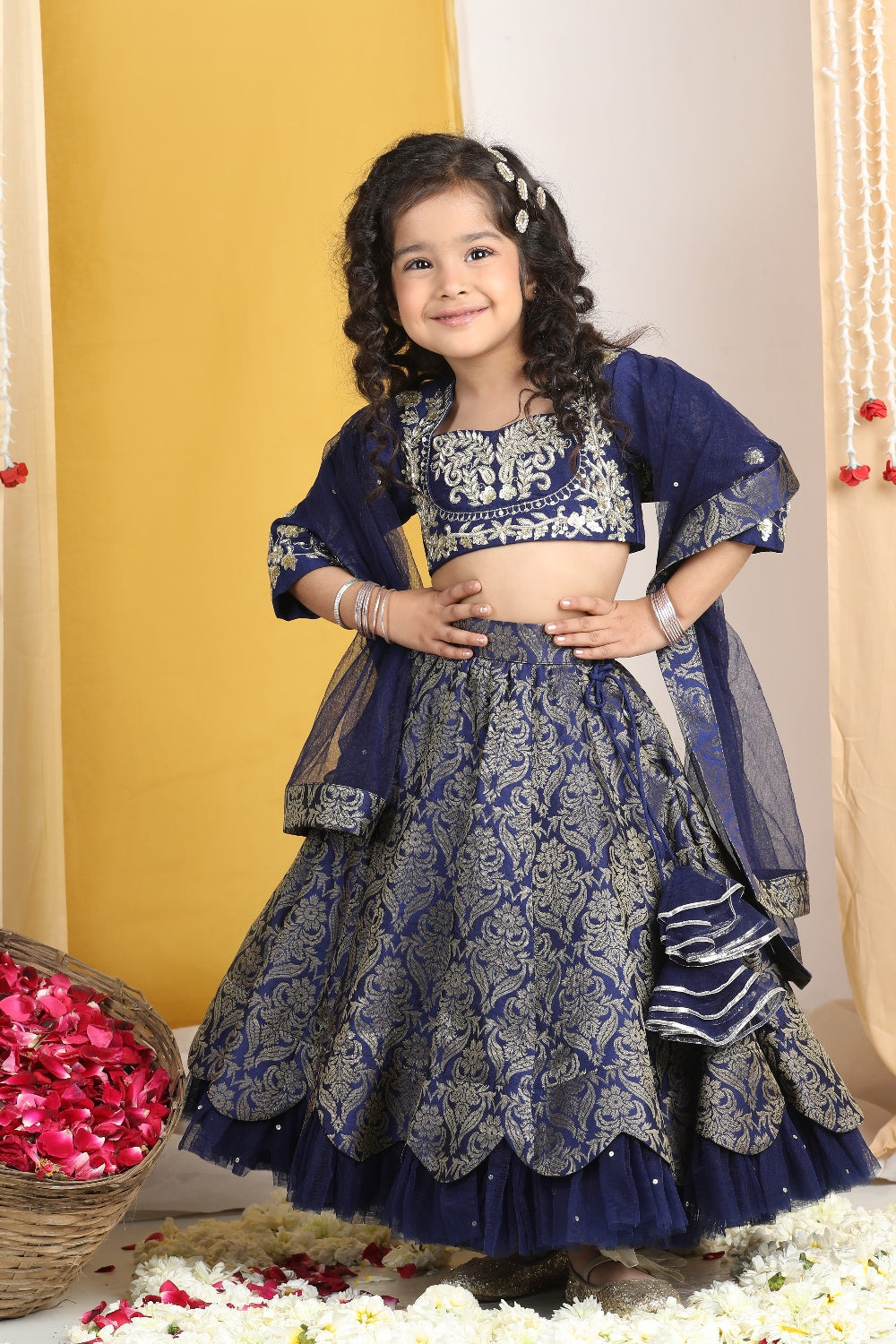 Zardozi Work With Lehanga