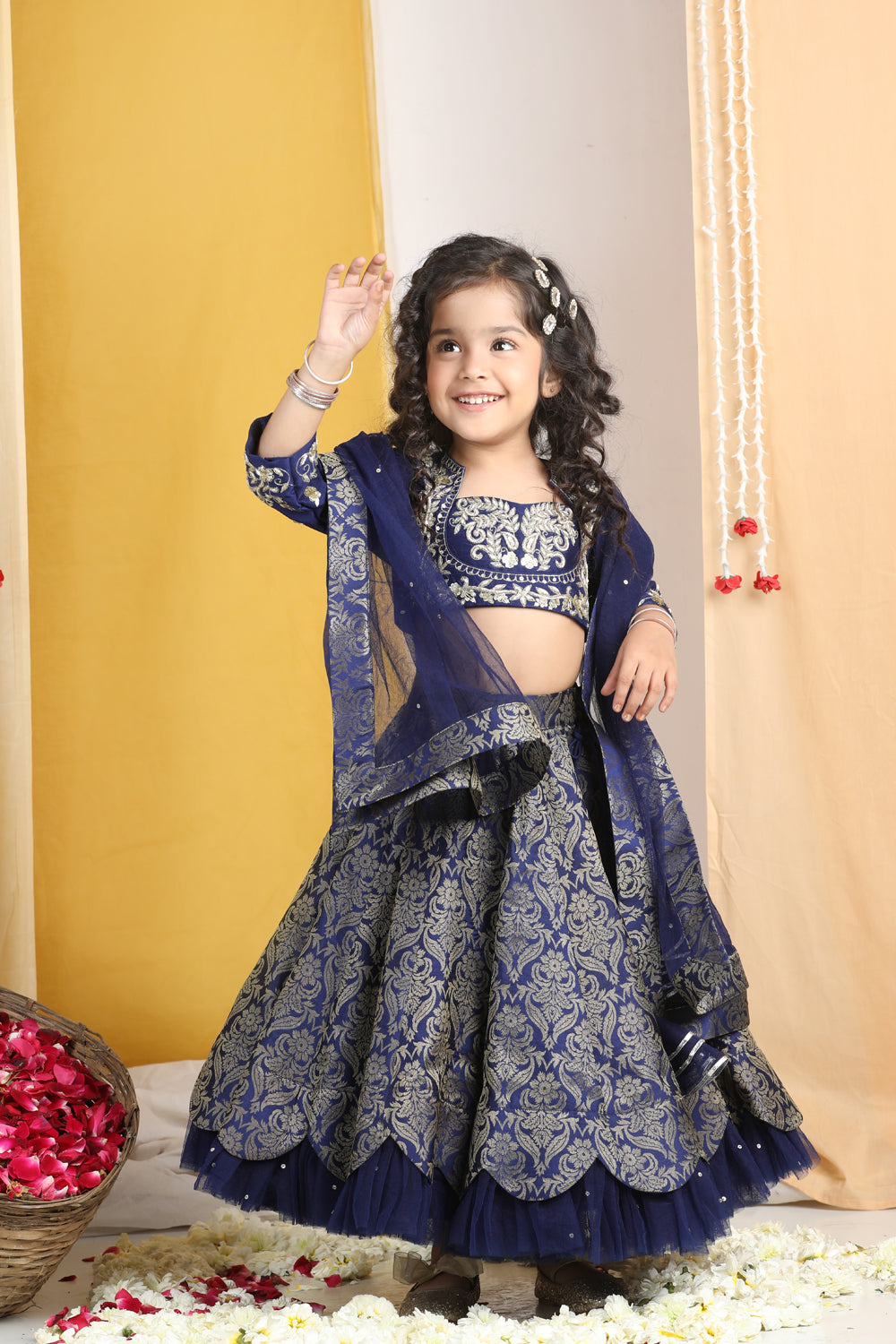 Zardozi Work With Lehanga