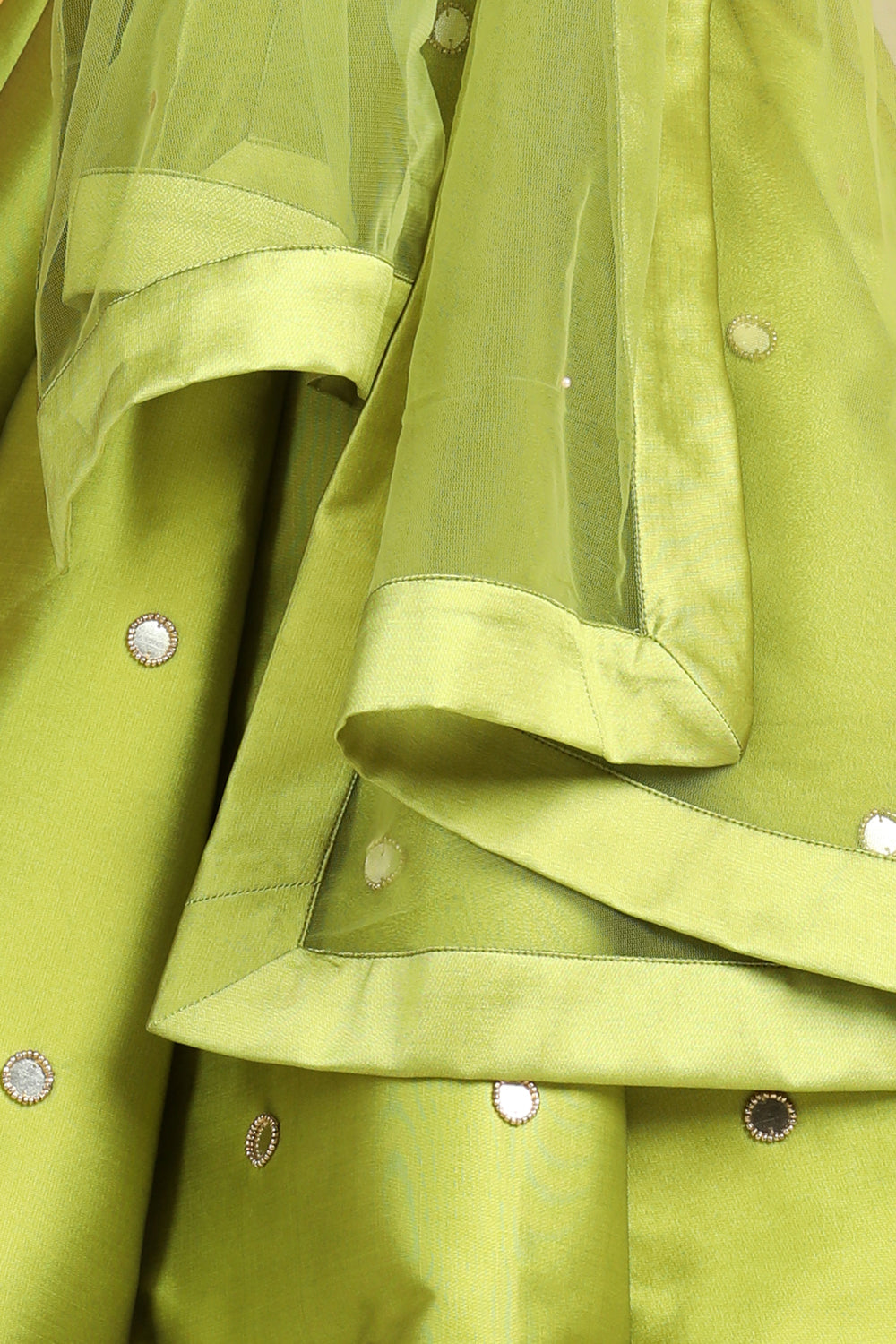 Mirror Work Lehanga N Blouse Work With Duppatta