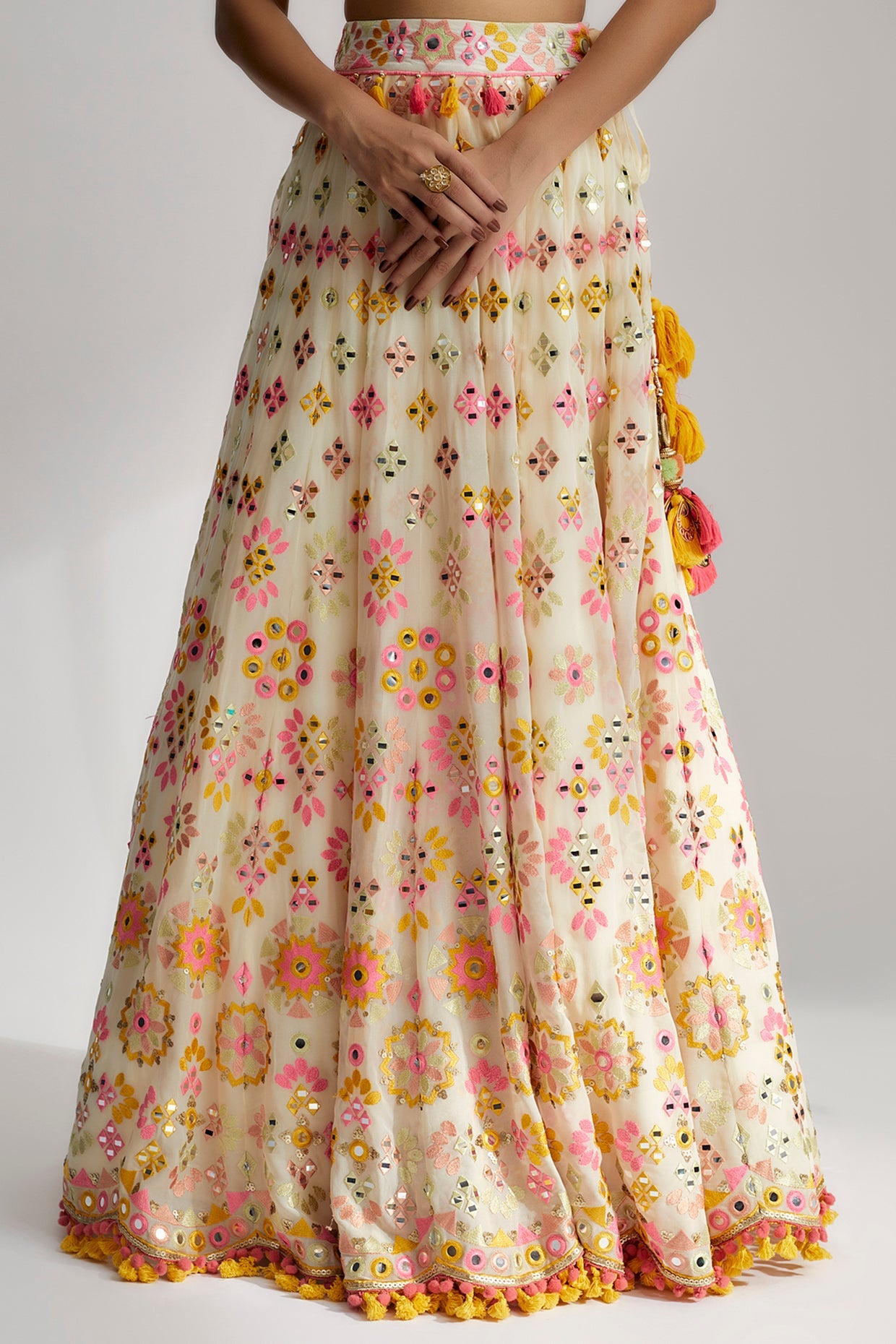 Anika Mela Yellow Lehenga Set