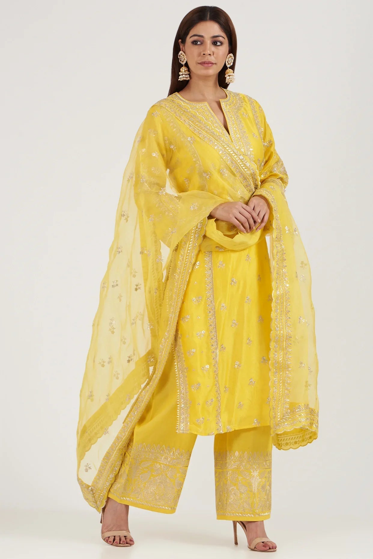 New Rati Yellow Palazzo Set