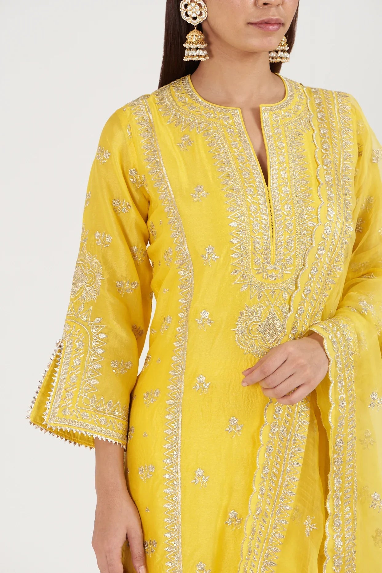 New Rati Yellow Palazzo Set
