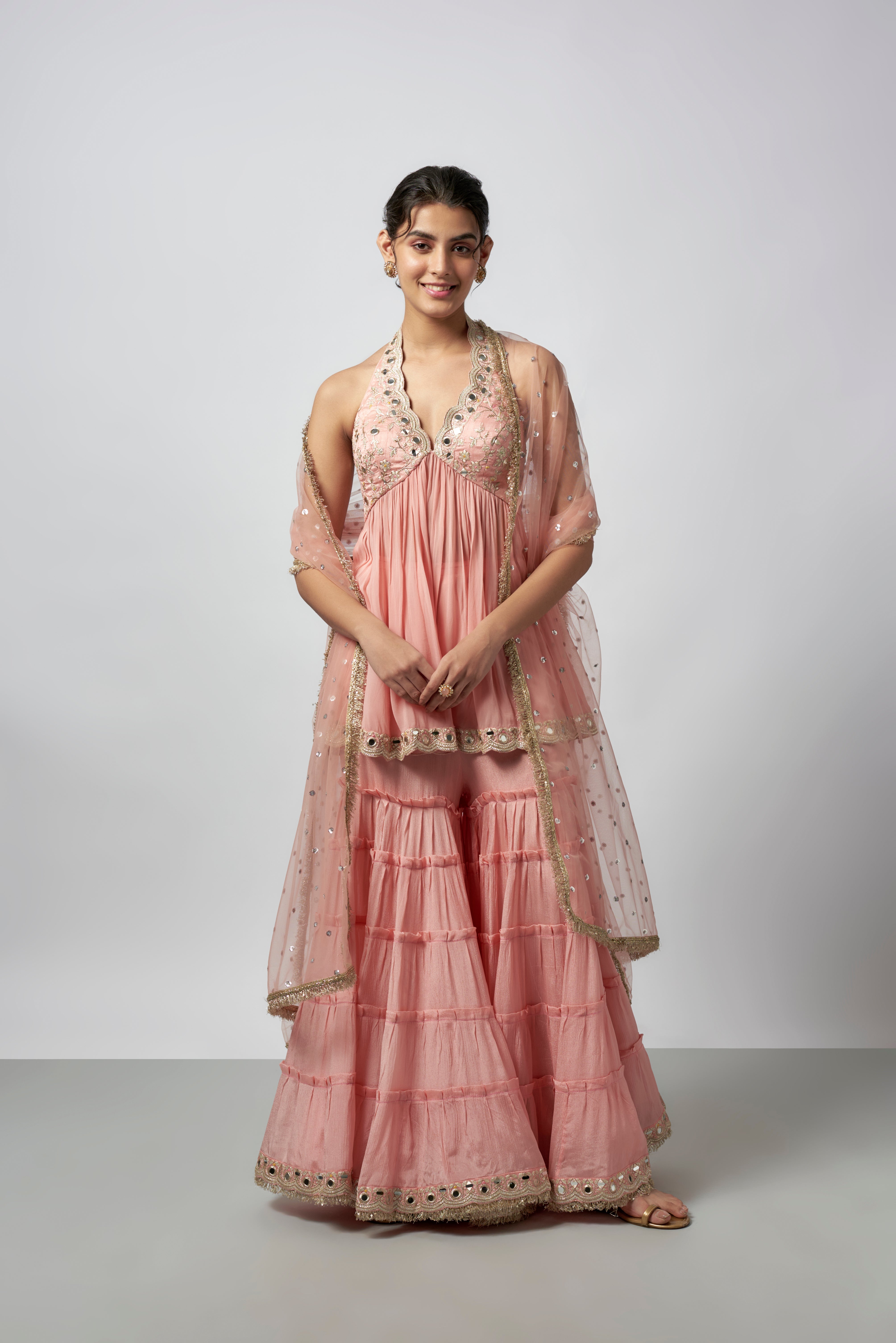 CY Gopi Vaid Charvi Sharara Set Front 1