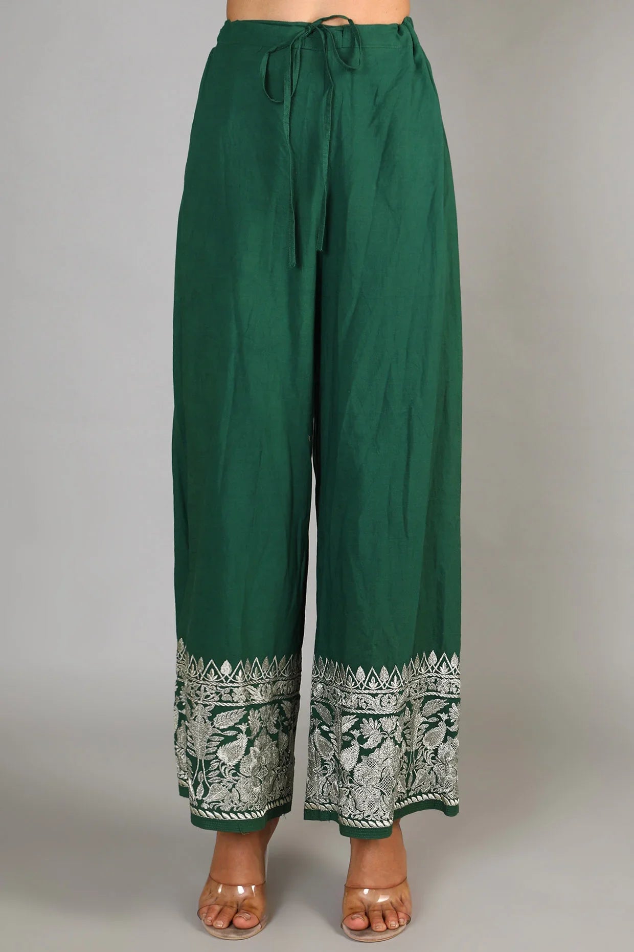 Meera Green Palazzo Set