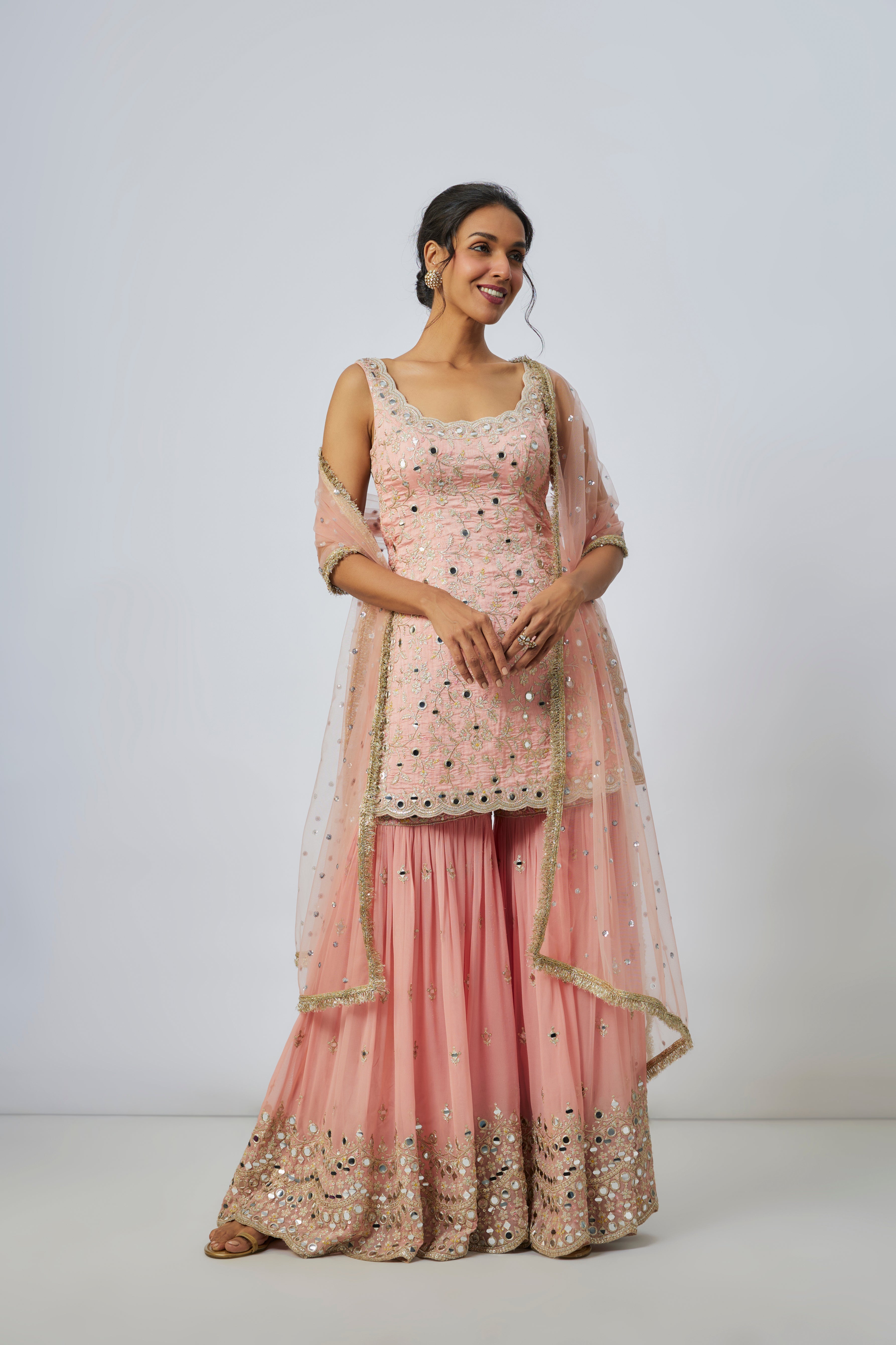 CY Gopi Vaid Soneera Sharara Set Front 1