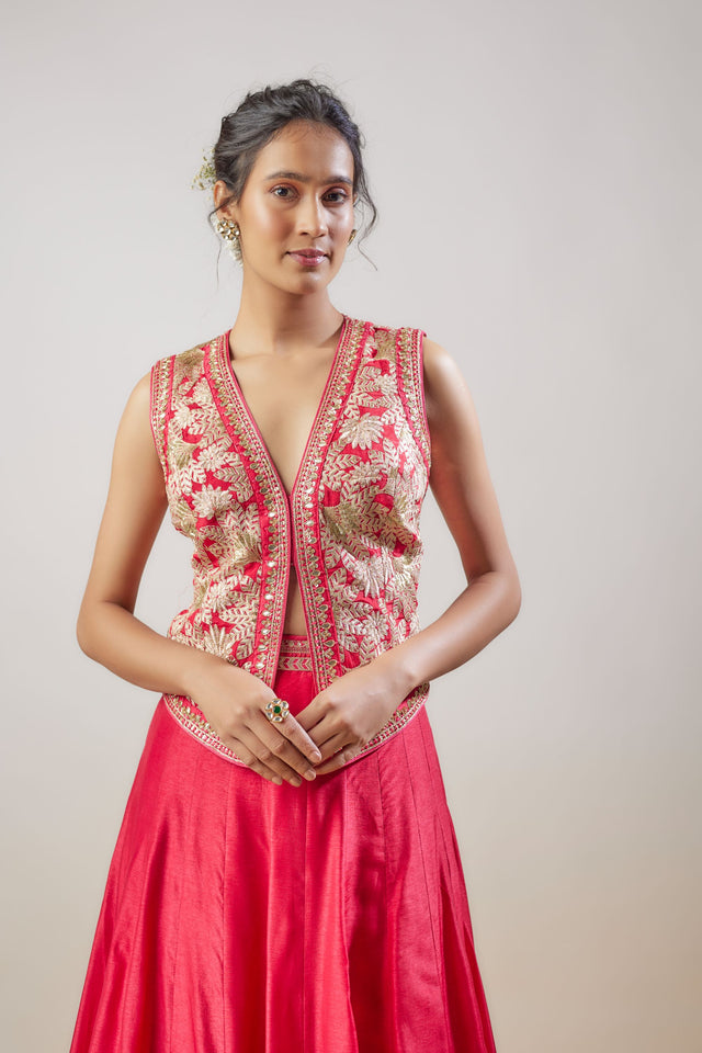 CY Gopi Vaid Akansha Skirt Set Closeup 4