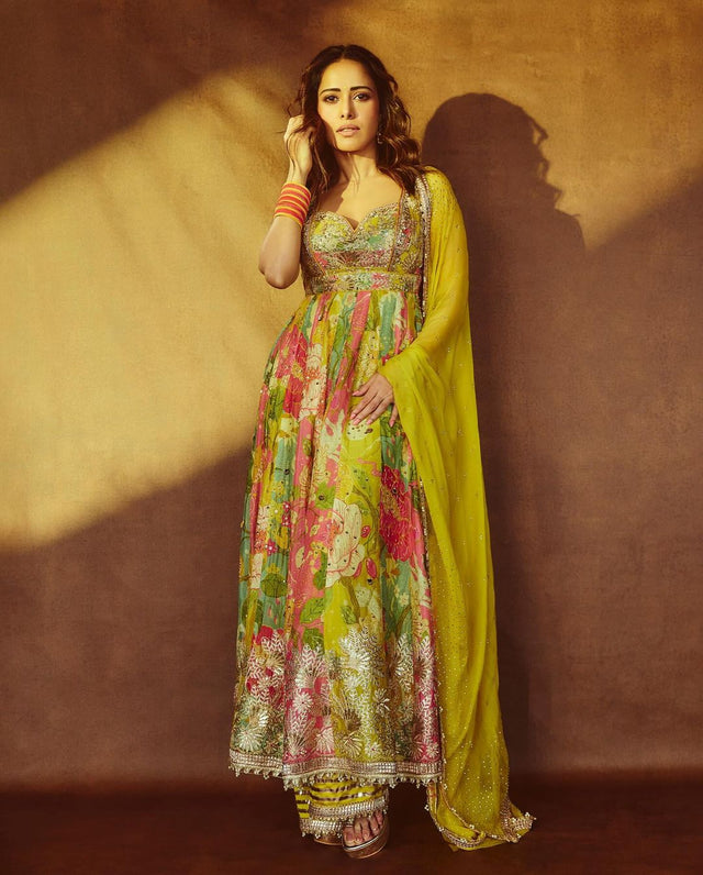 CY Gopi Vaid Nushrat Anarkali Set Front 1