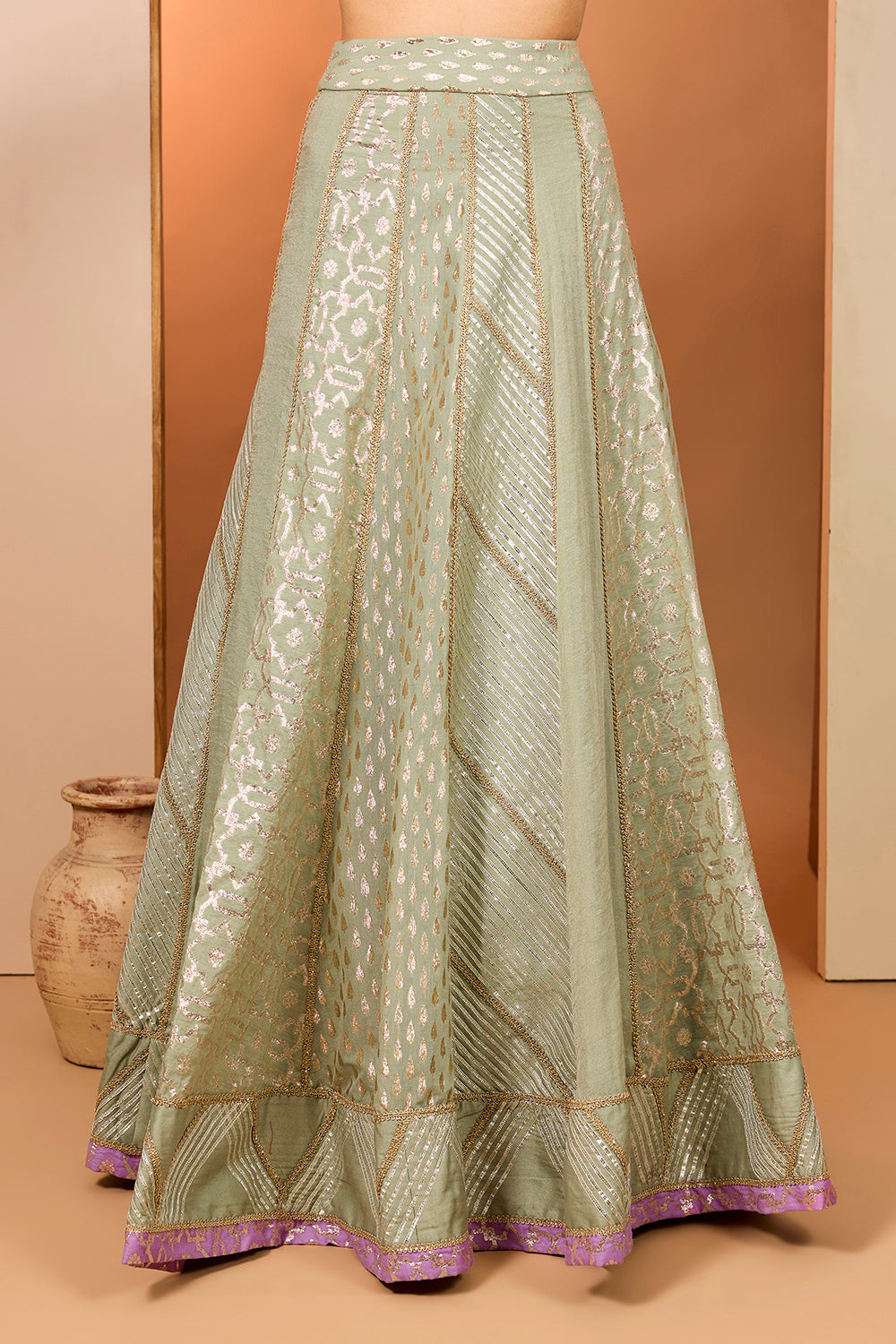 Green Lehenga Set