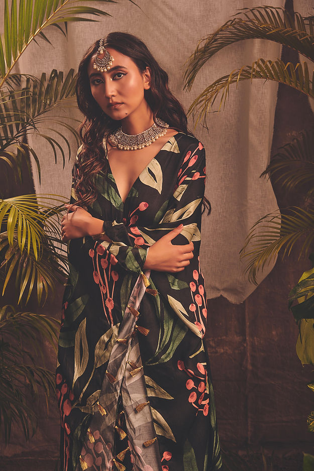 CY House Of Hiya Adoration Kaftan Closeup 1