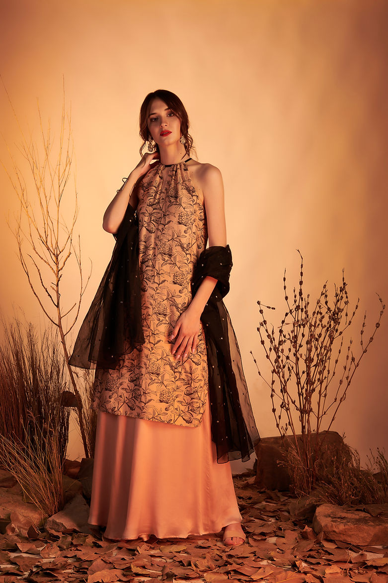 CY House Of Hiya Assonance Sharara Set Front