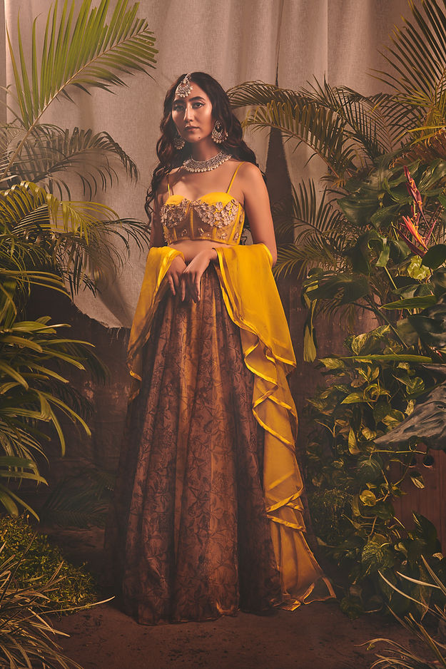 CY House Of Hiya Glorious Lehenga Front 1