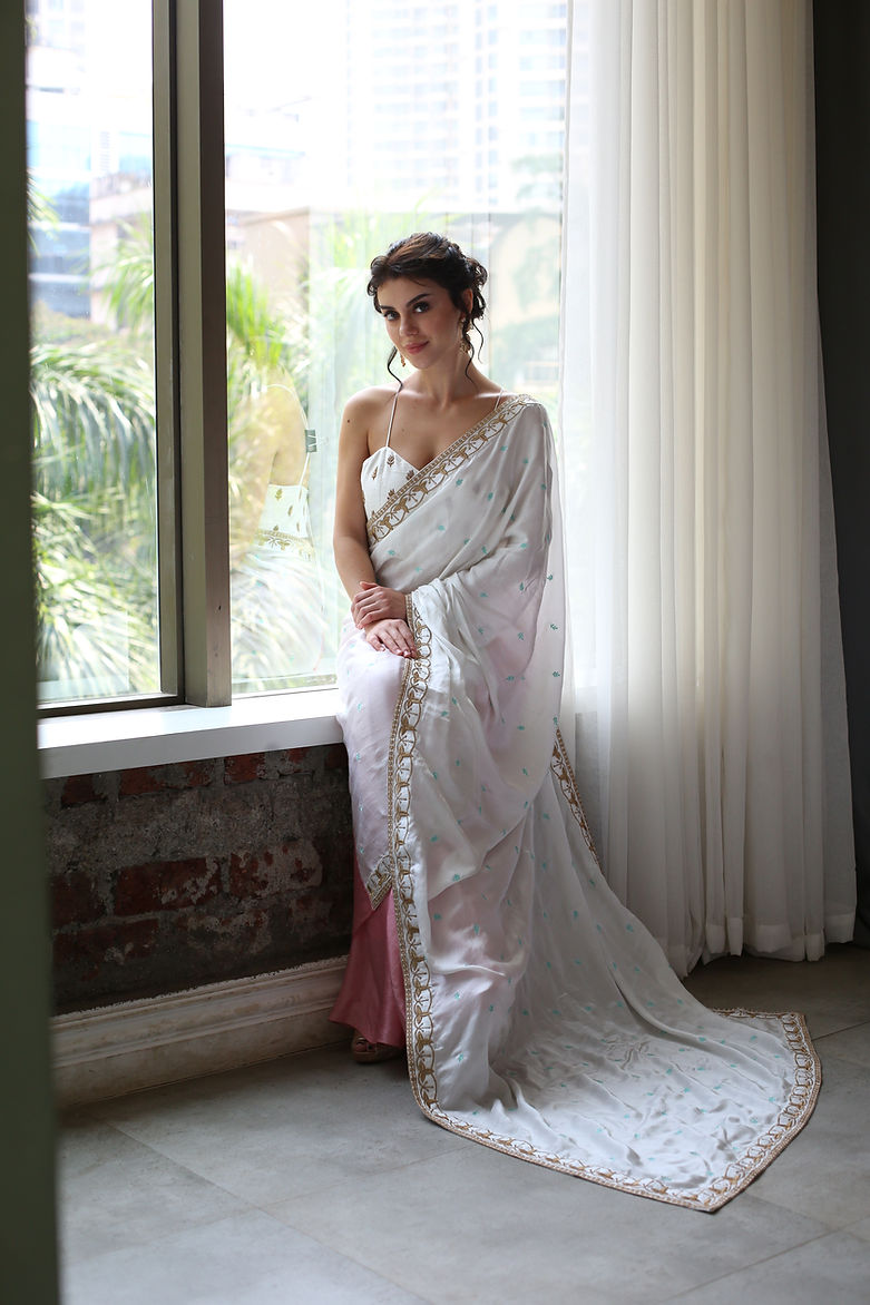 CY House Of Hiya Romantisised Saree Front
