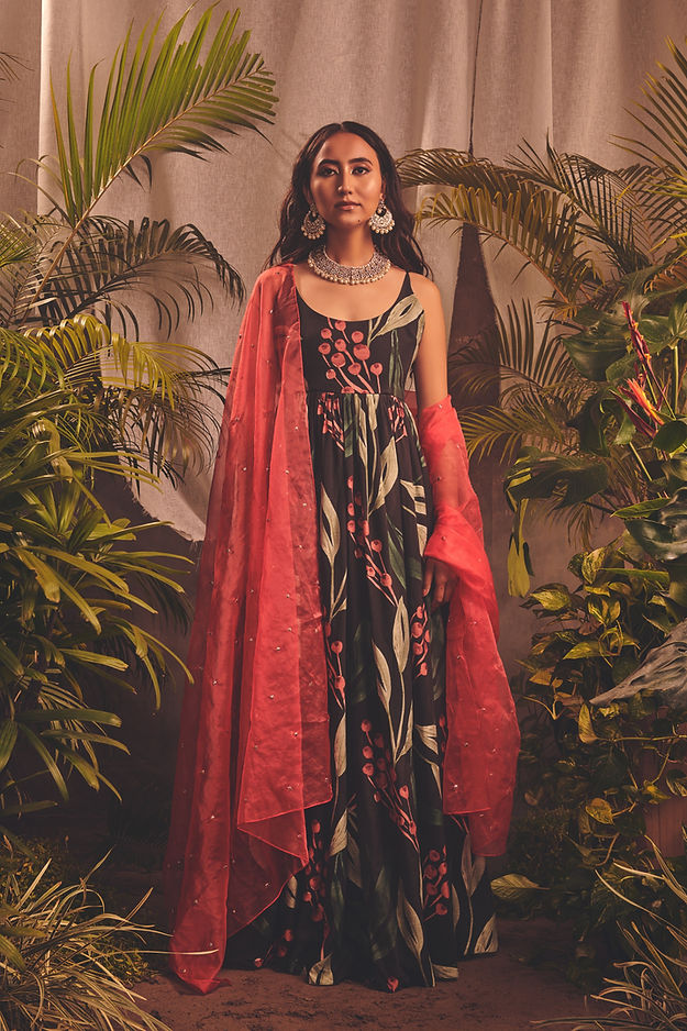 CY House Of Supriya Persistence Kalidar Set Front 1