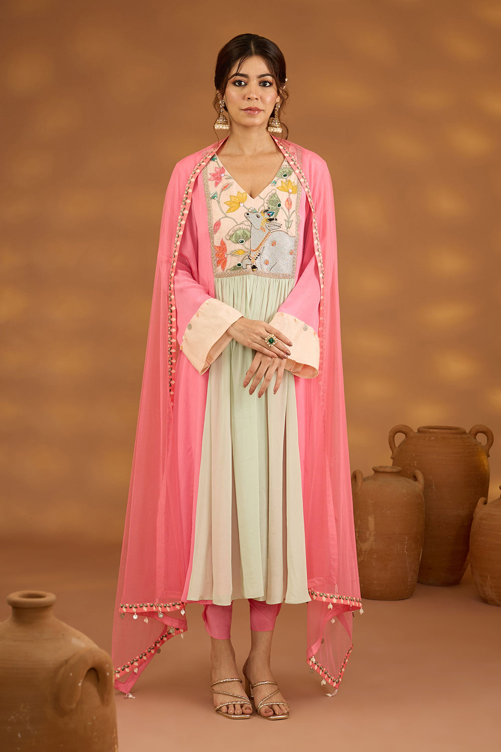 Kamdhenu Gulabi Suit Set