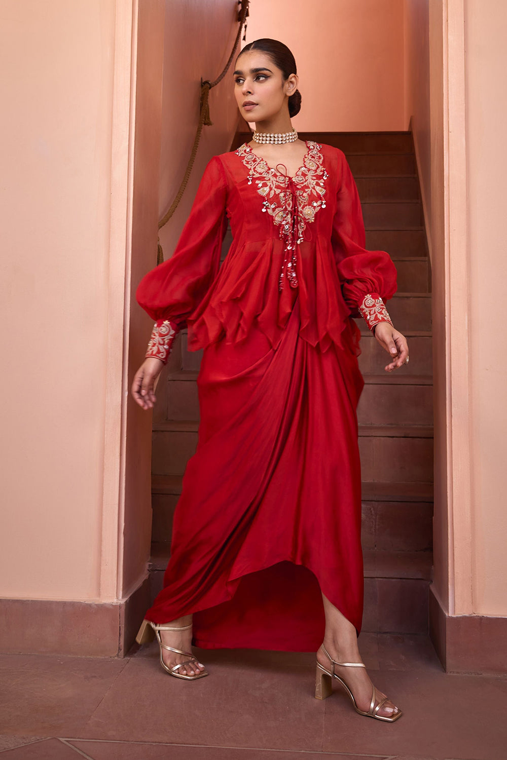 Shabnami skirt set