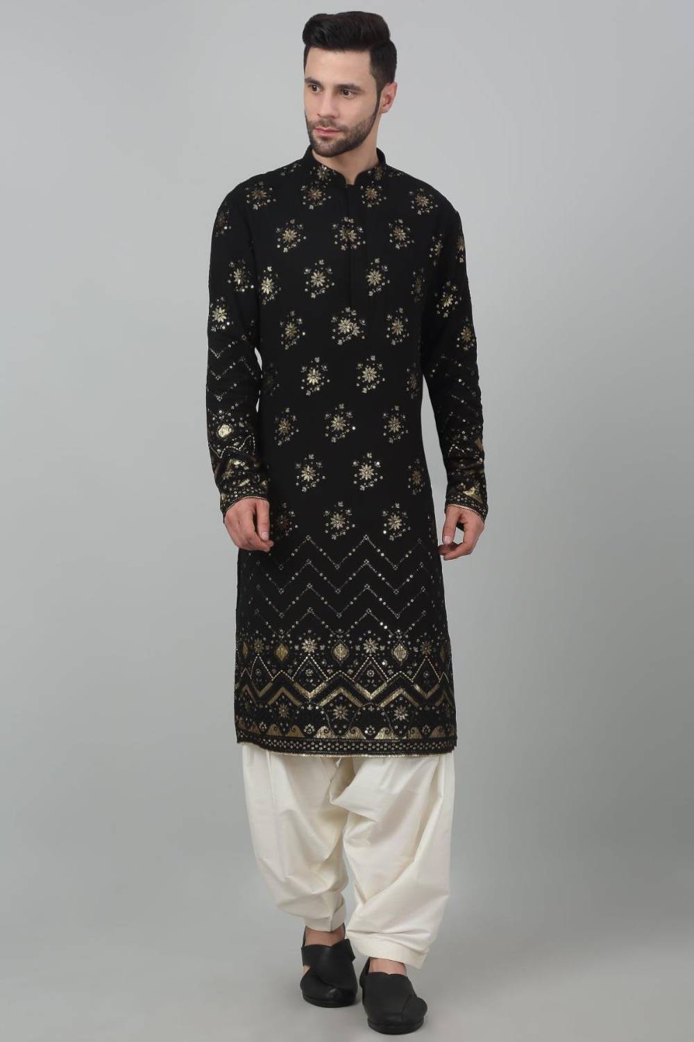 Sitaara Jahan Sequin Embroidered Kurta Set