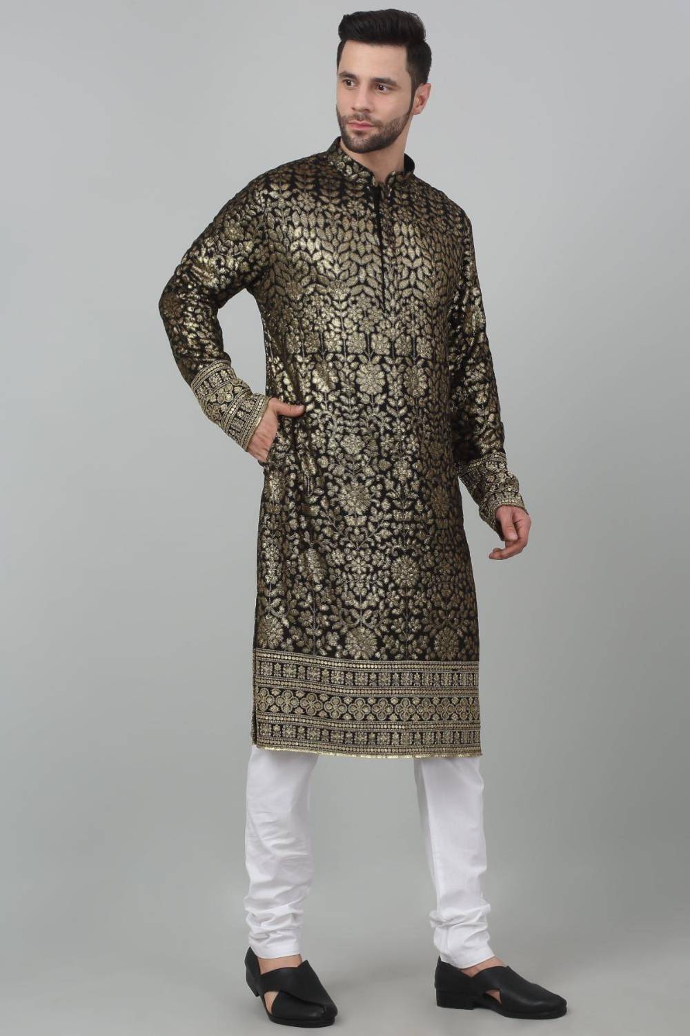 Pulbangush Sequin Embroidered Kurta Set