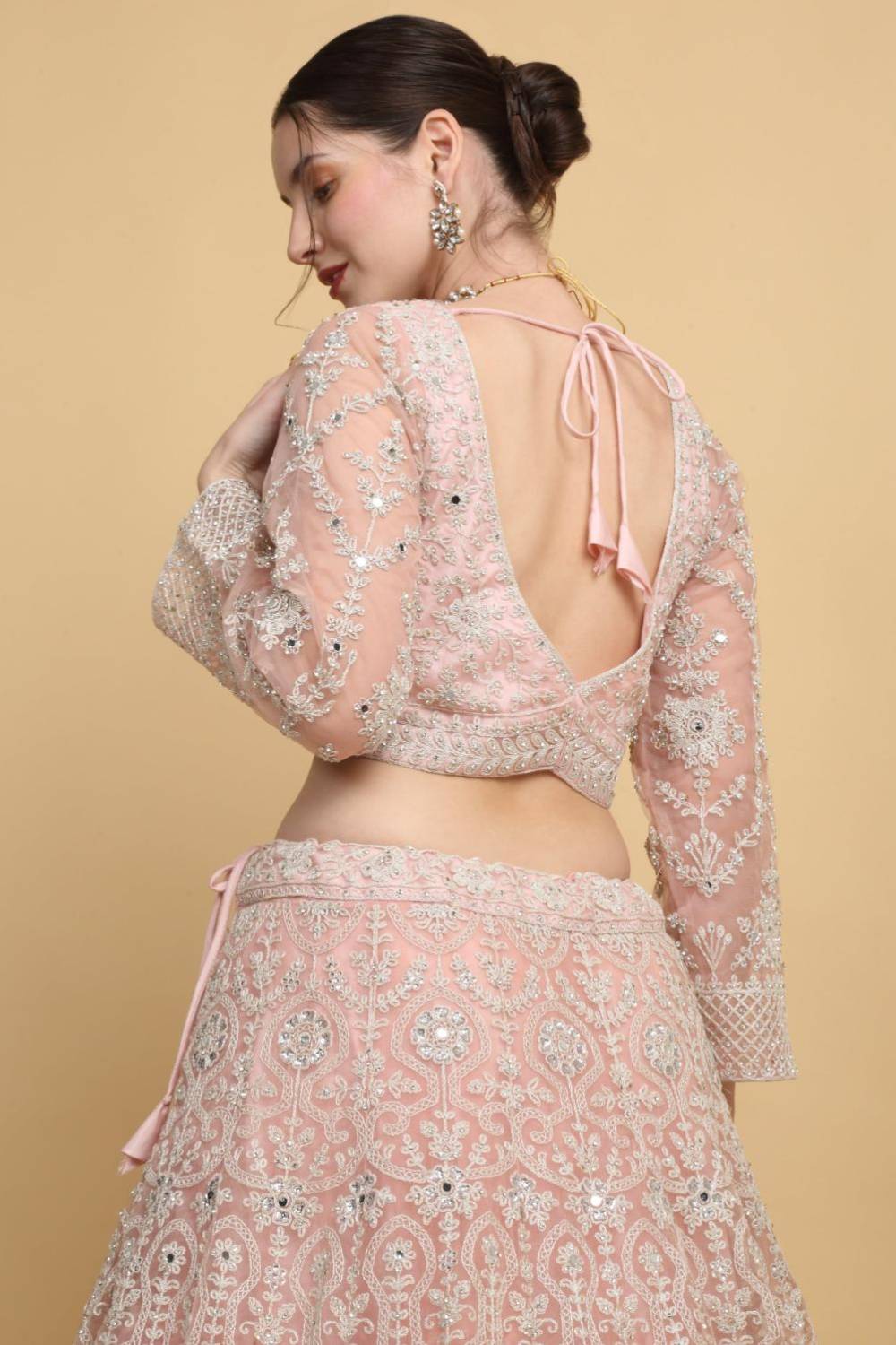 Suhavana Embroidered Floral Bridal Lehenga Set