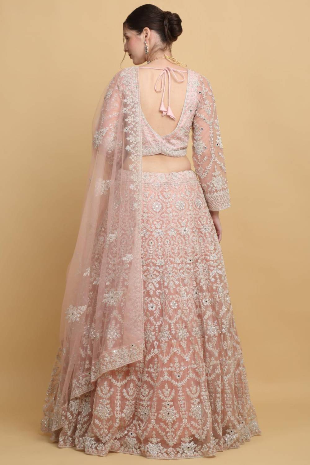 Suhavana Embroidered Floral Bridal Lehenga Set
