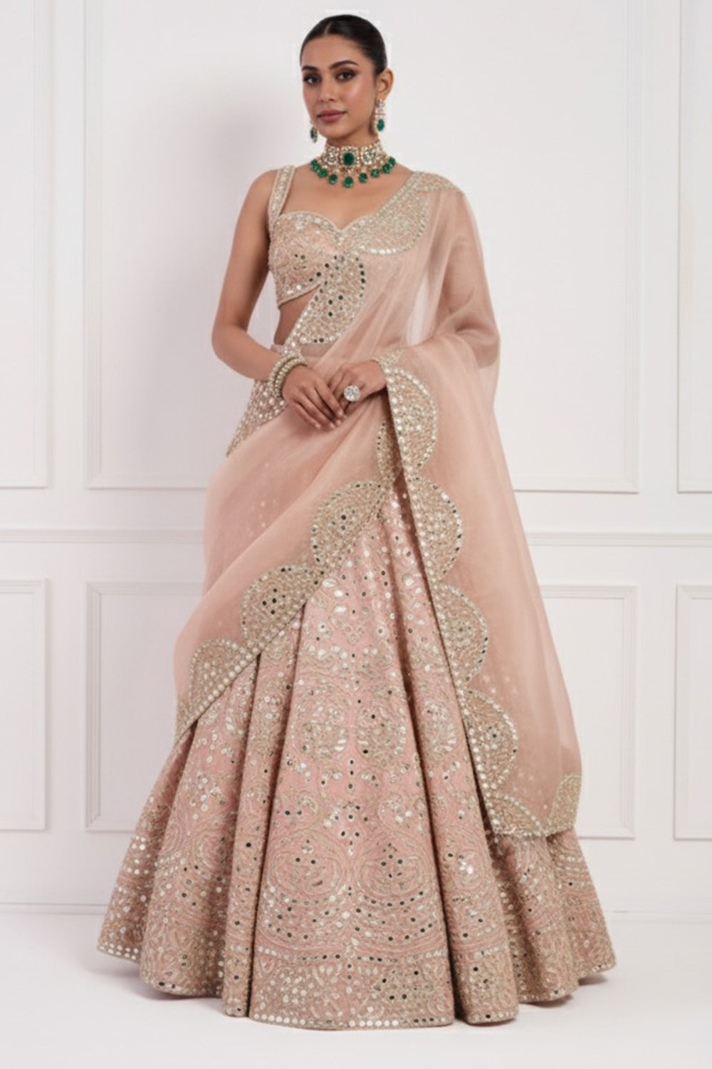 Blush Lehenga Set