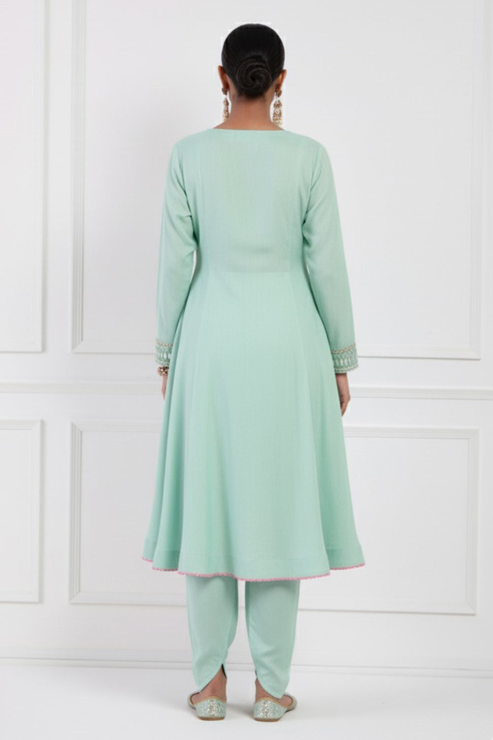Sea Green Anarkali Set