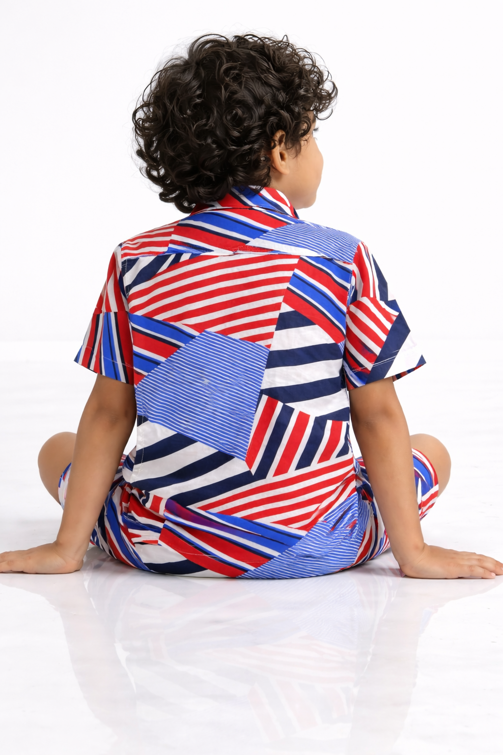 Boys Cotton Co-ord Set with Spiderman Embroidered Pocket