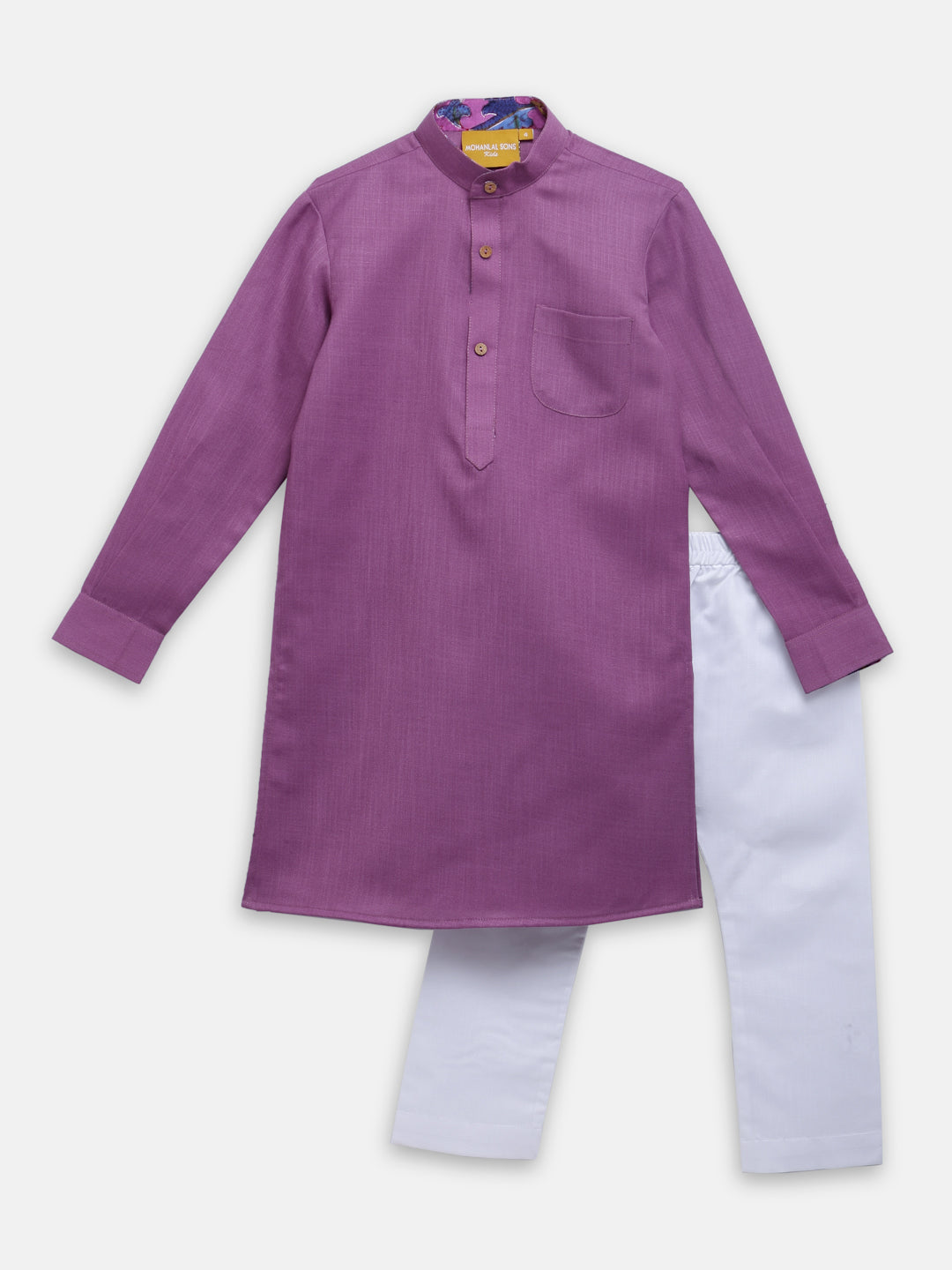 Boys Premium Cotton Pathani Kurta Pajama Set - CuddlesClothing