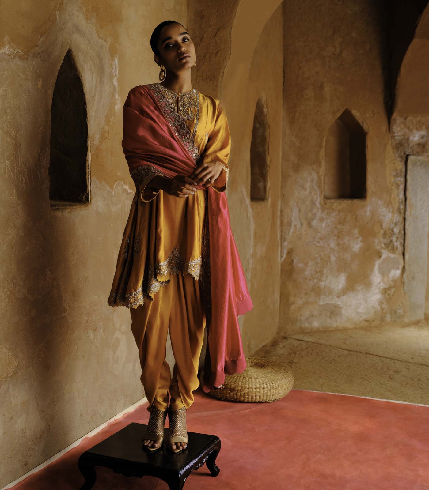 Mango Yellow Tunic Set