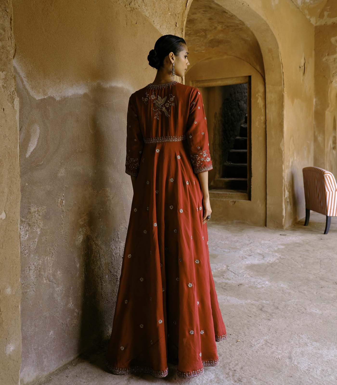 Red Drape Set