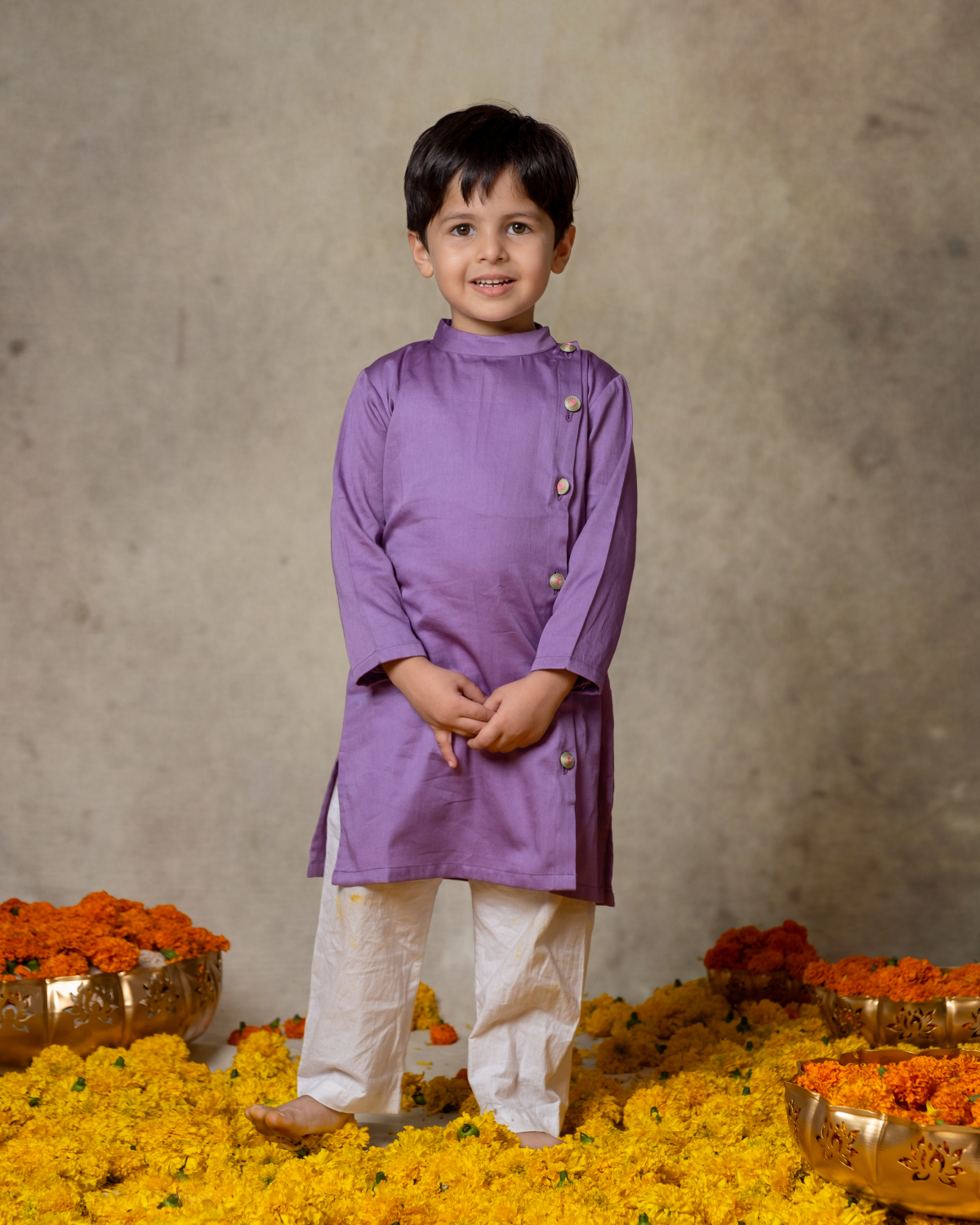 LAVENDER KURTA SET