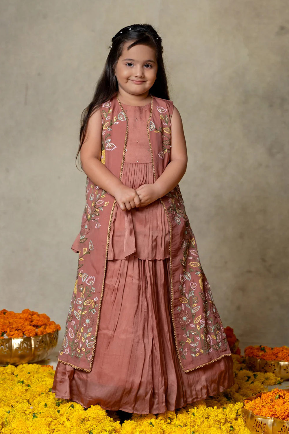 HANDWORK JACKET LEHENGA SET