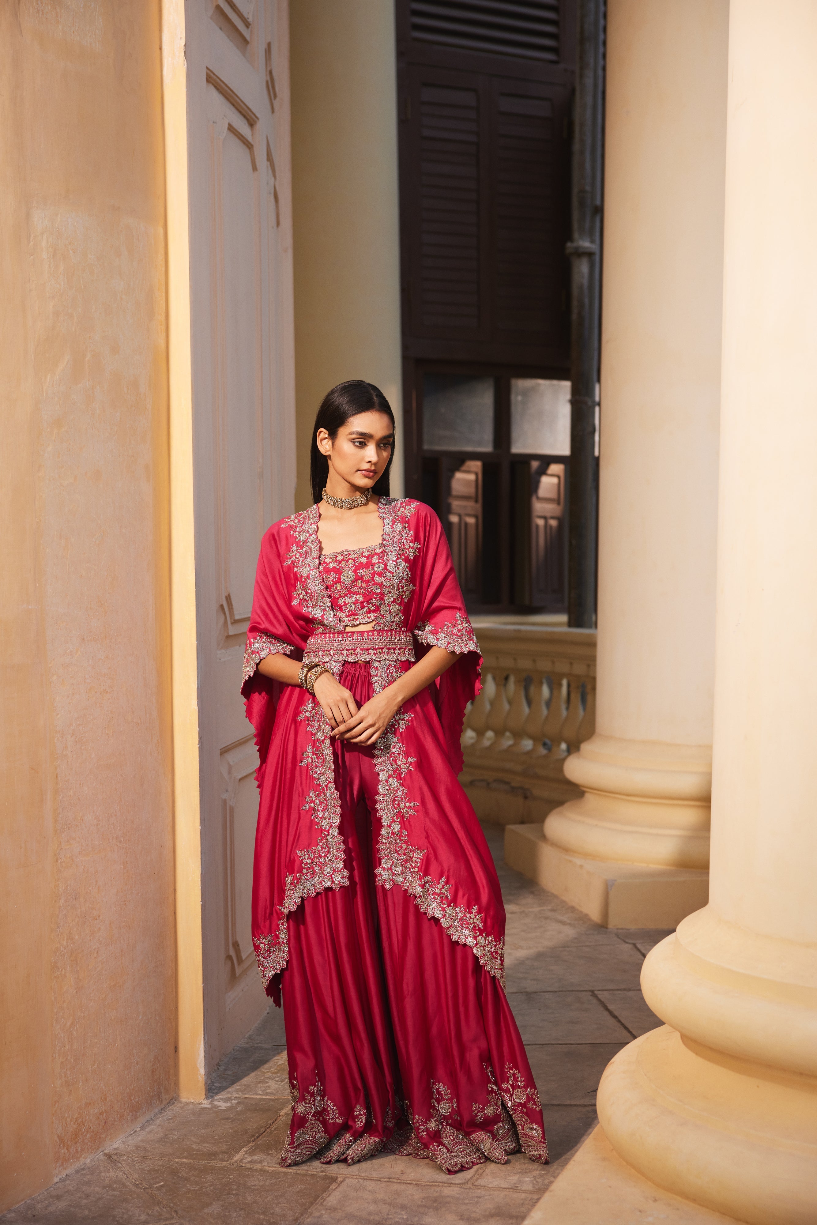 Rani Pink Sharara Set