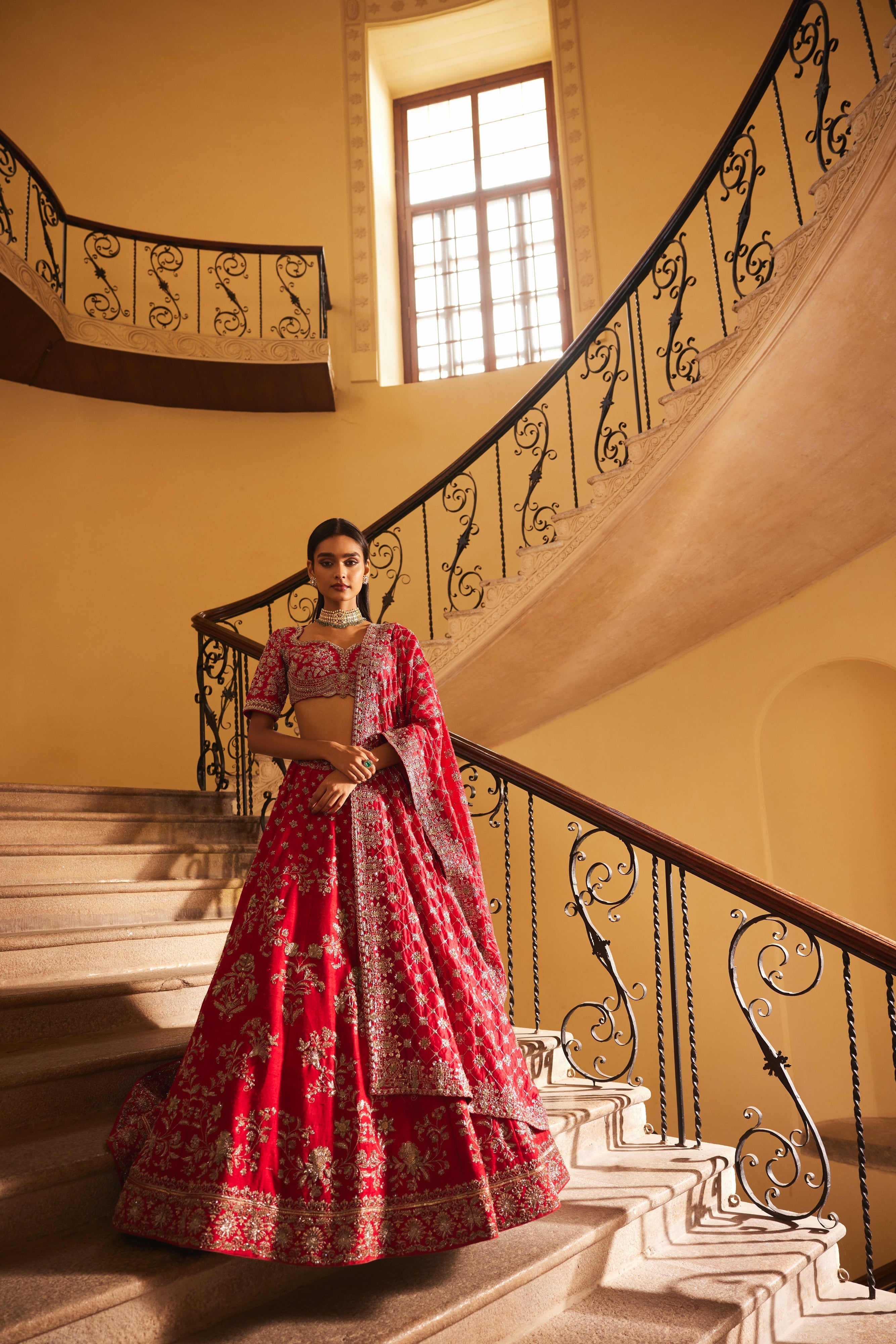 Red Lehenga Set