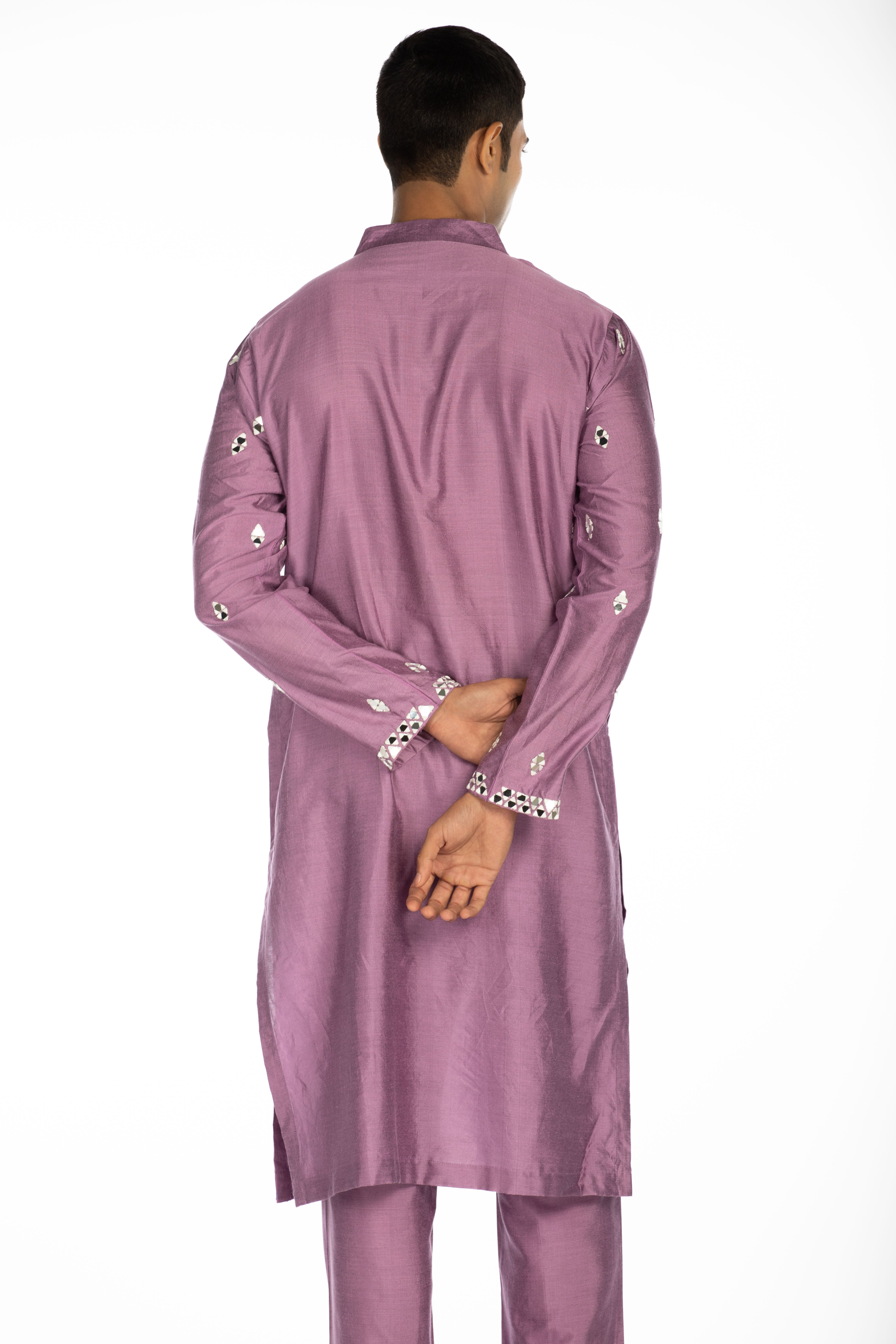 Lavender Embroidered Set