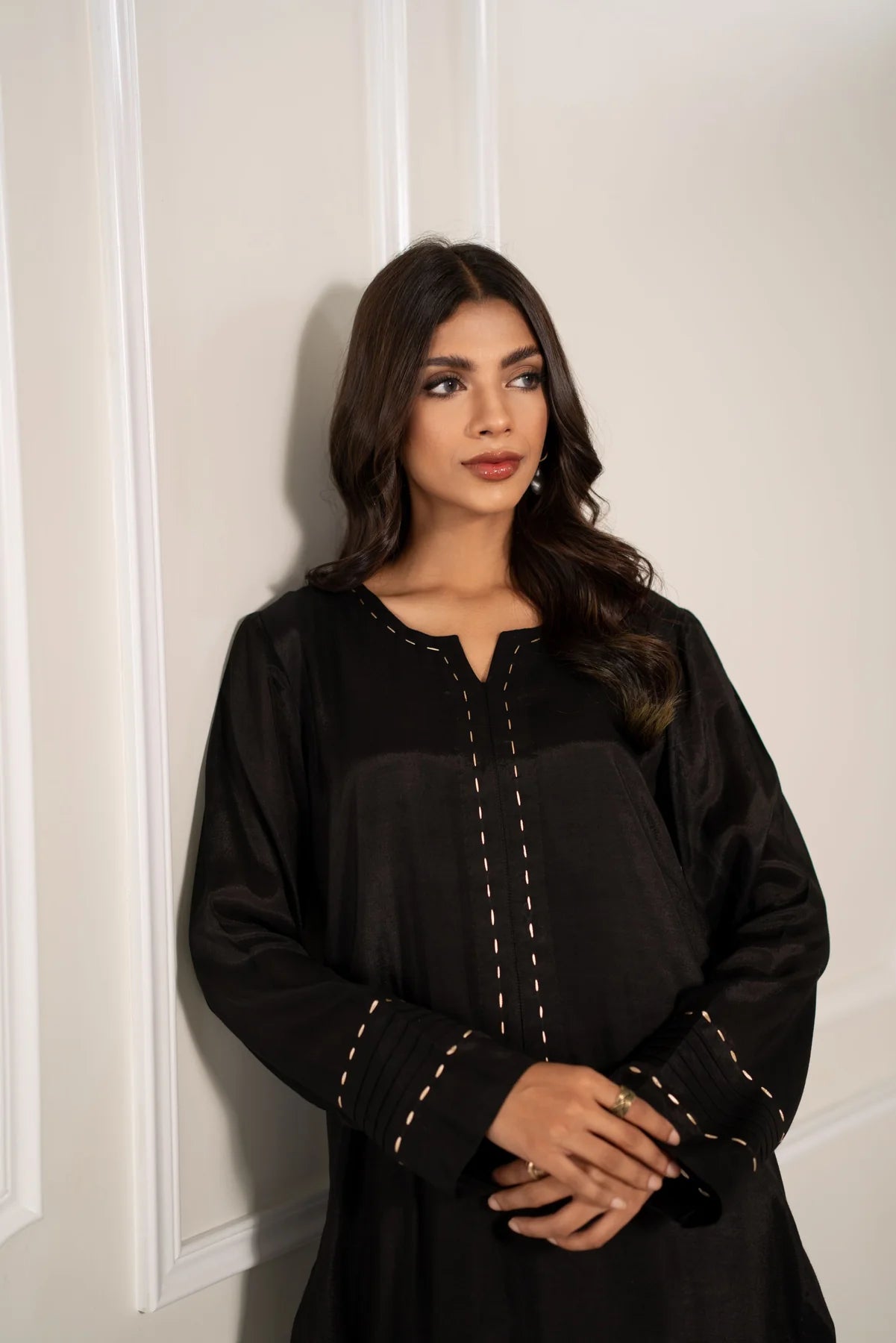 Black Kurta With Pants