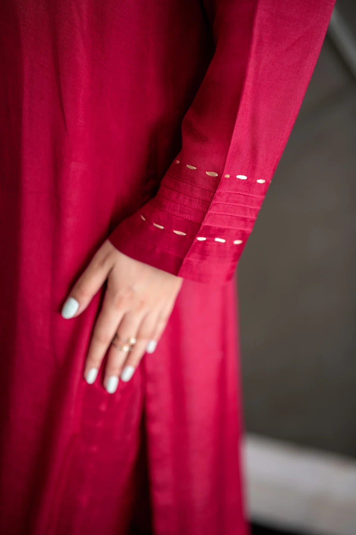 Magenta Pink Kurta With Pants