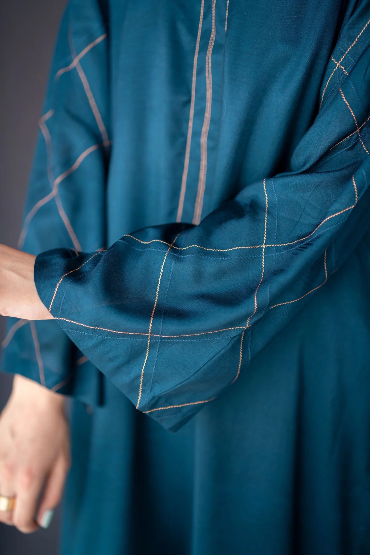 Ocean blue Kurta With Pants