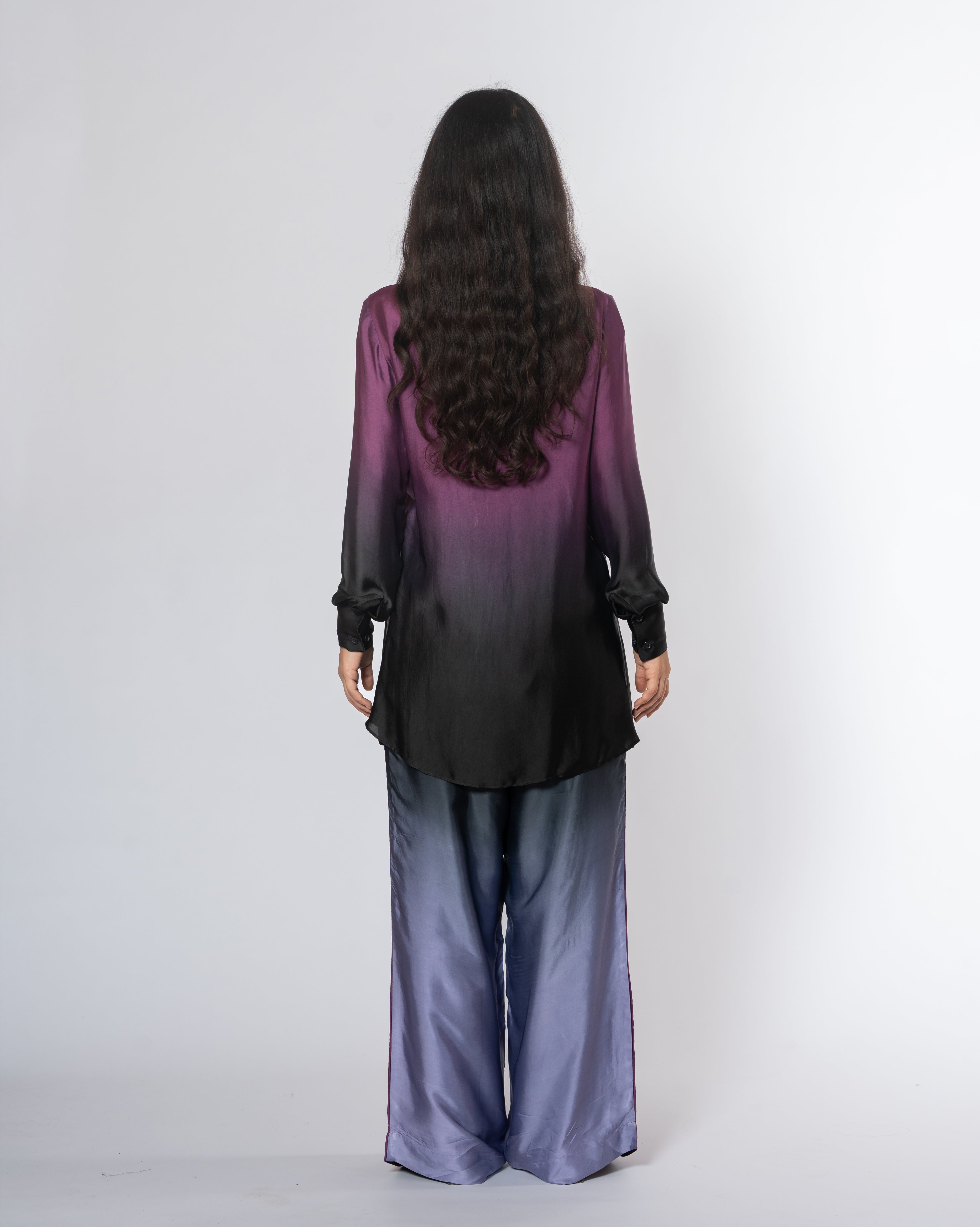 Pleated Shirt Coord