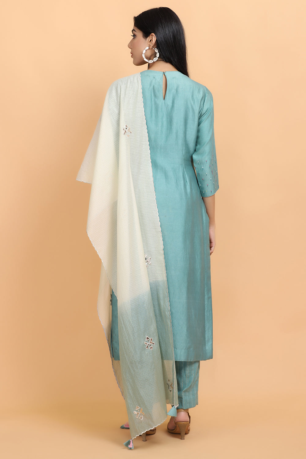 Blue Umbrella Suit Set - Auraya Fashion - - #tag1# - #tag2# - #tag3# - #tag3#