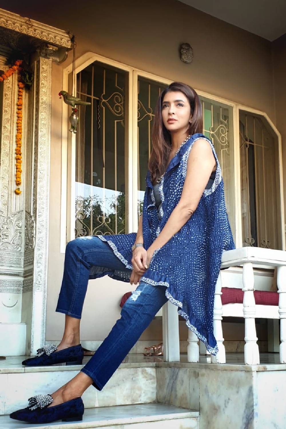 CY Manchu Lakshmi In Cape Set By 29 India Front 1