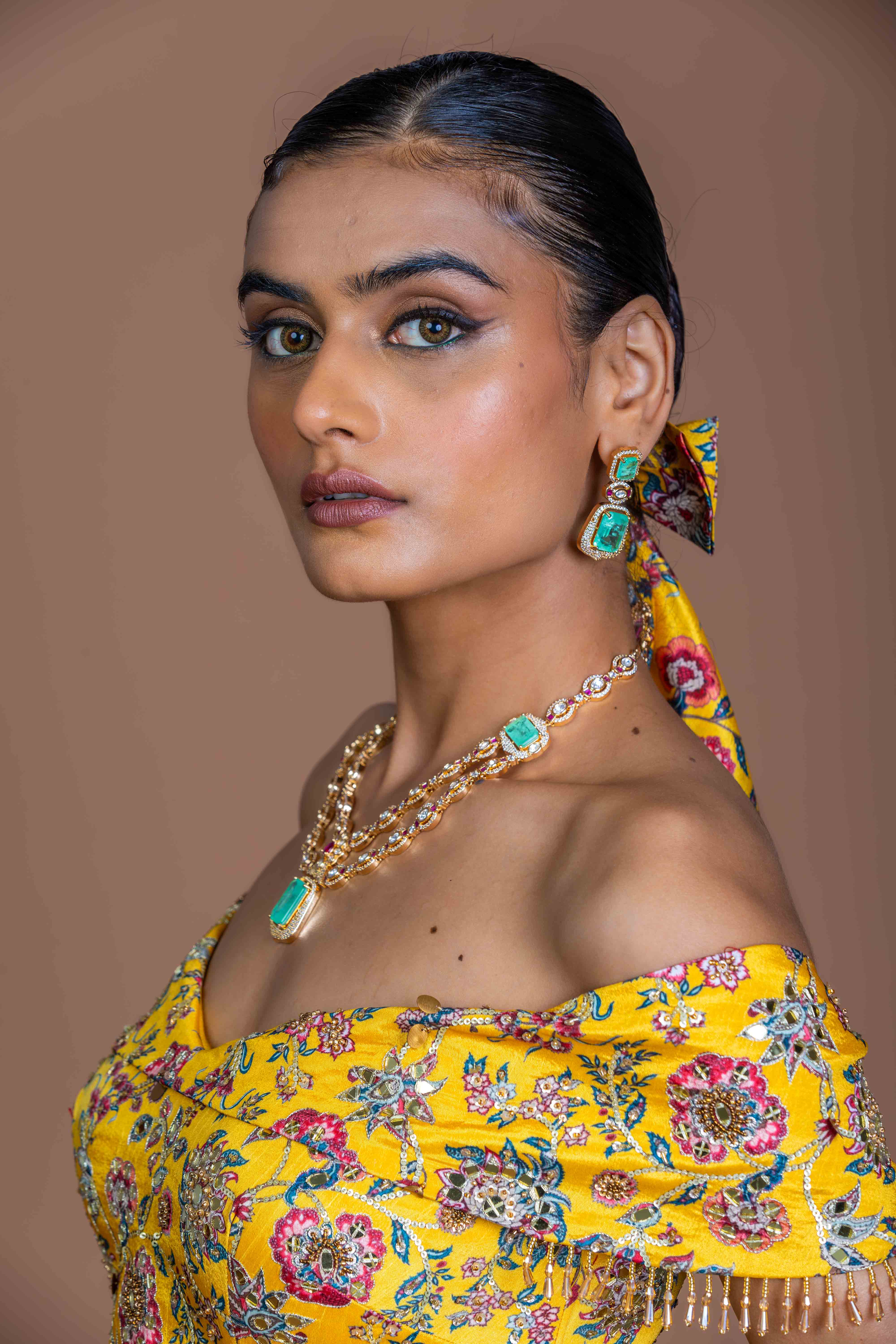 Mermaid Mustard Skirt coord set