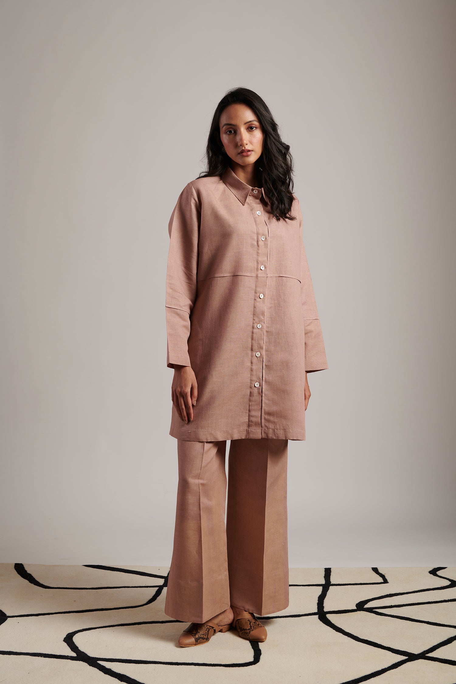 Desire Co-Ord Set (Vintage Rose)