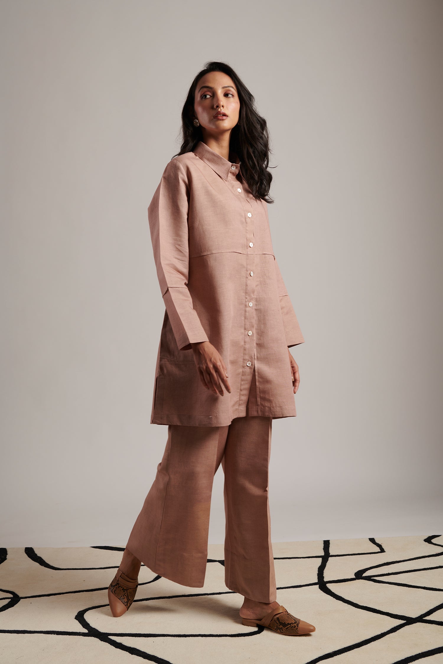 Desire Co-Ord Set (Vintage Rose)