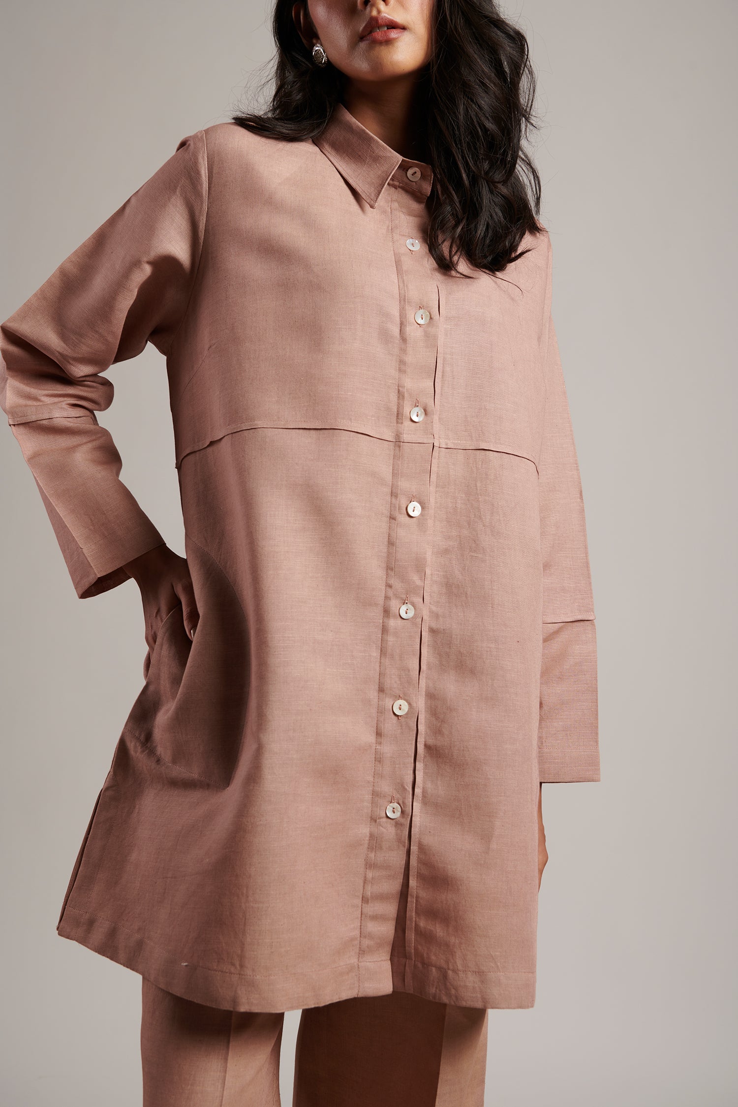 Desire Co-Ord Set (Vintage Rose)