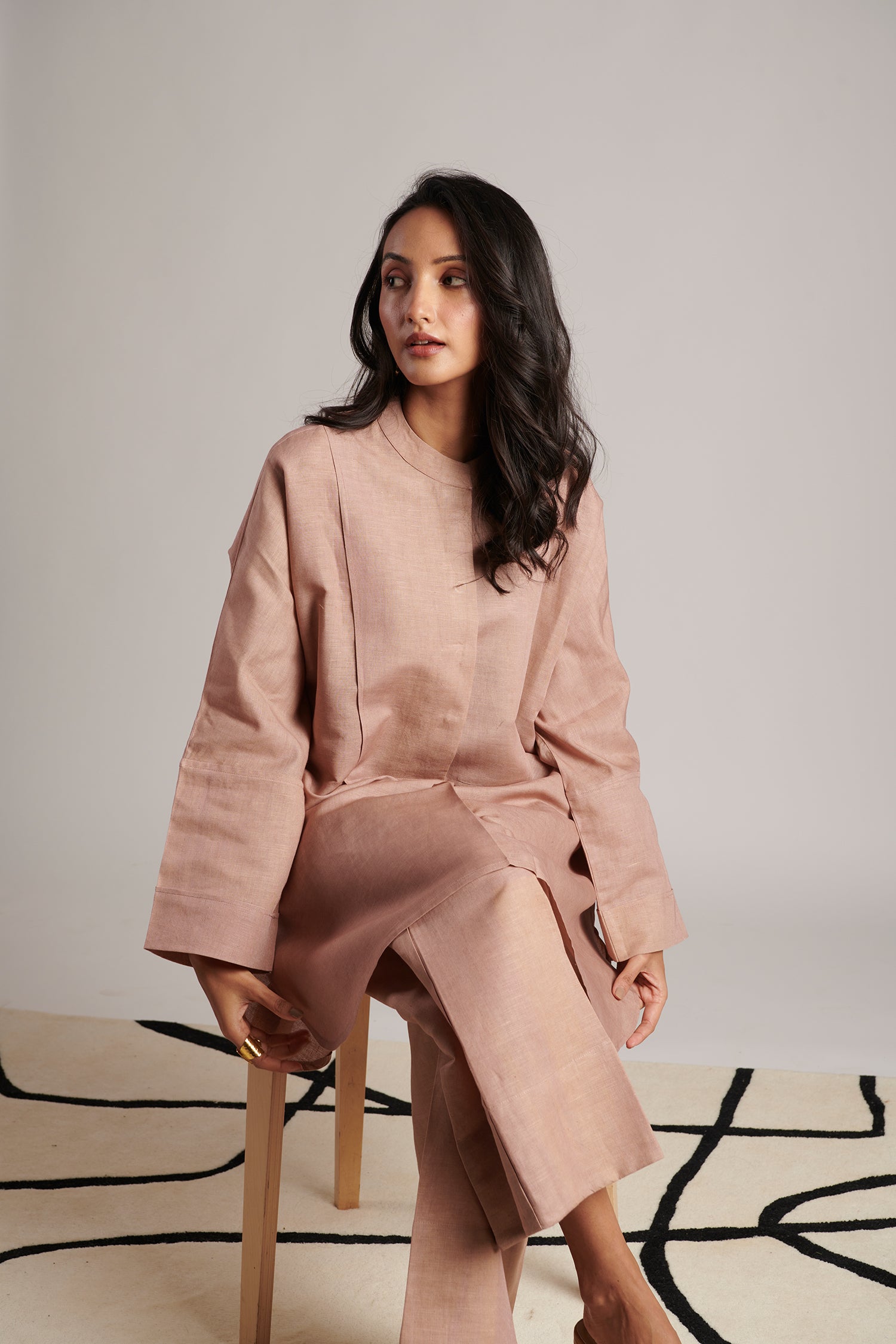 Nirvana Co-Ord Set (Vintage Rose)