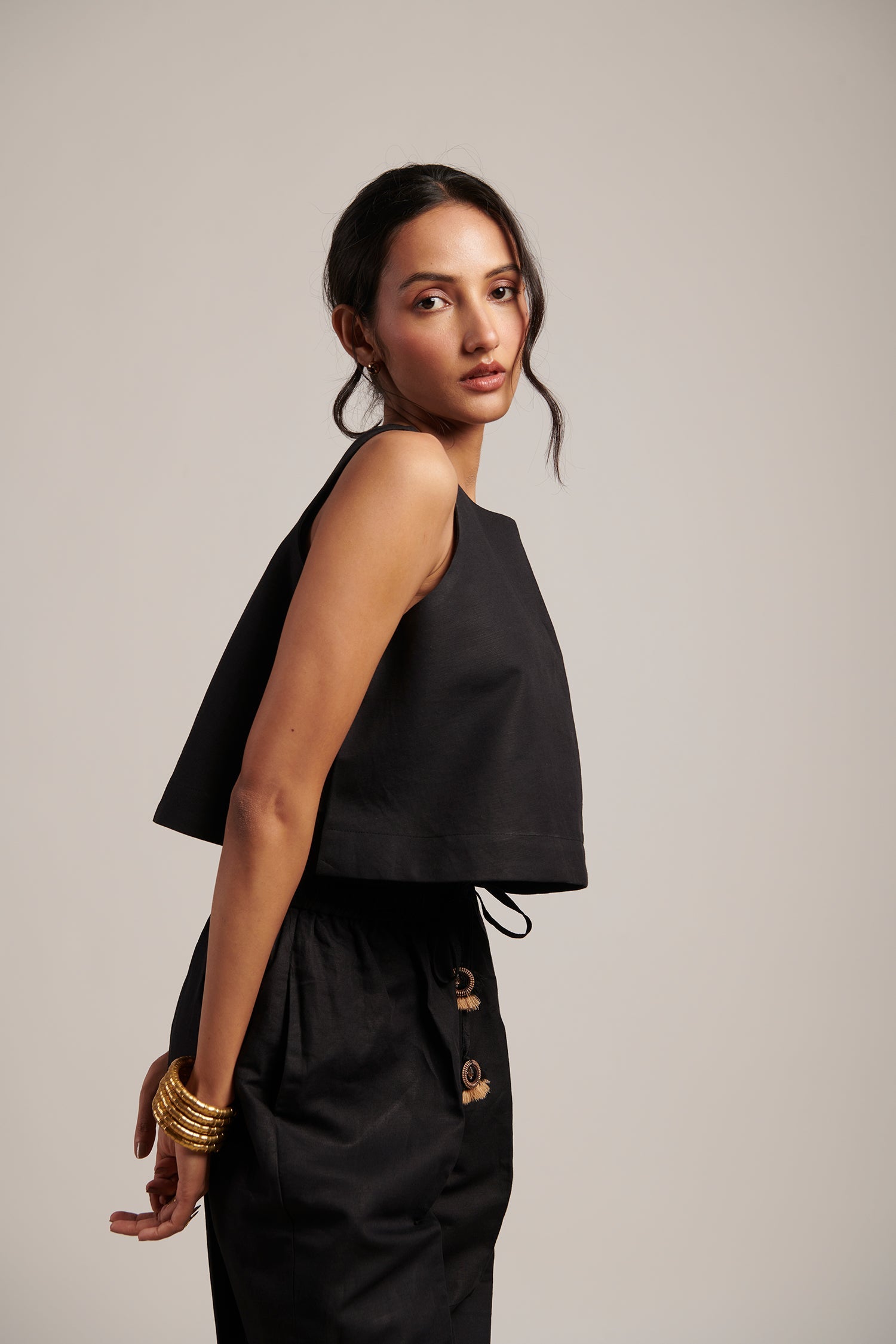 Bliss Crop Top (Night Sky)