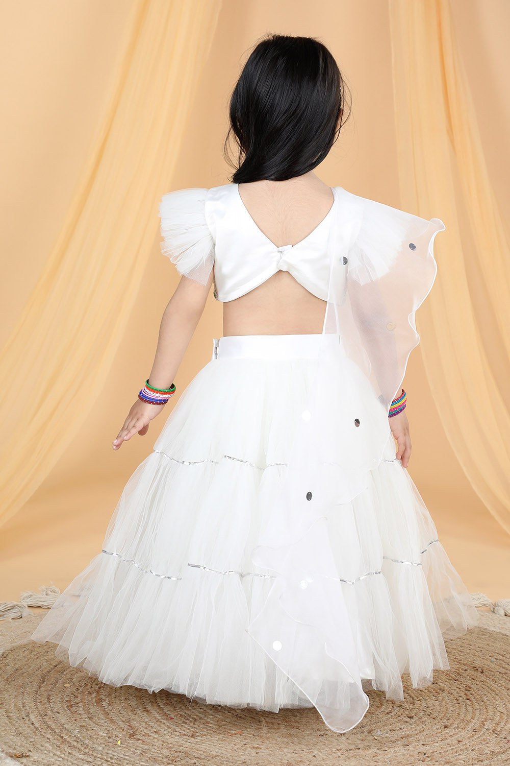 Lehenga with Mirror Work Blouse